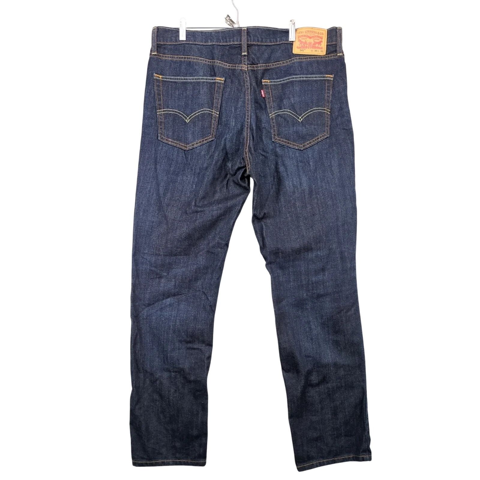 Levi's Levi's 541 Jeans Men's 36x32 Dark Stretch Denim Straight Leg Size US 36 / EU 52 - 2 Thumbnail
