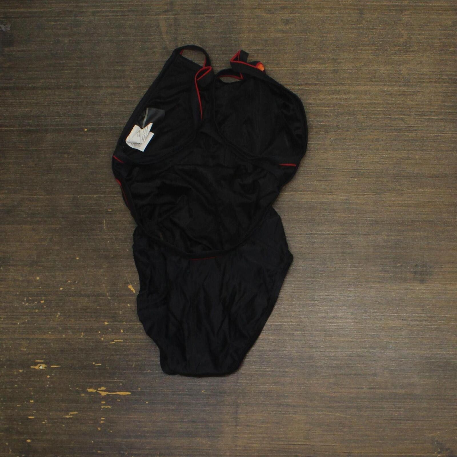 Nike Nike Back One Piece Swimsuit 16790f35feaae4 Black Red 6 Size ONE SIZE - 2 Thumbnail