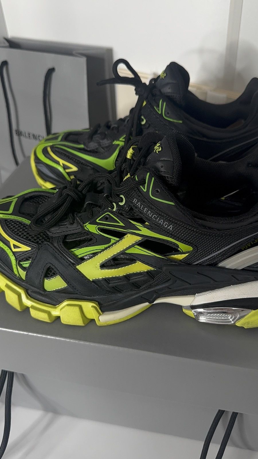 Balenciaga ✅ Balenciaga Track 2 Black Green 41 Size US 8.5 / EU 41-42 - 2 Thumbnail