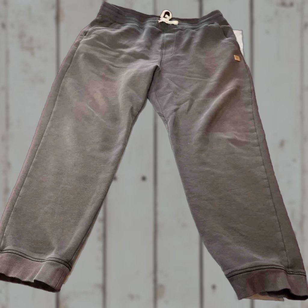 Vintage MOOSEJAW mountaineering JOGGERS GRAY Mens Drawstring Thick Cotton Pockets 2X Men Size US 39 - 1 Thumbnail