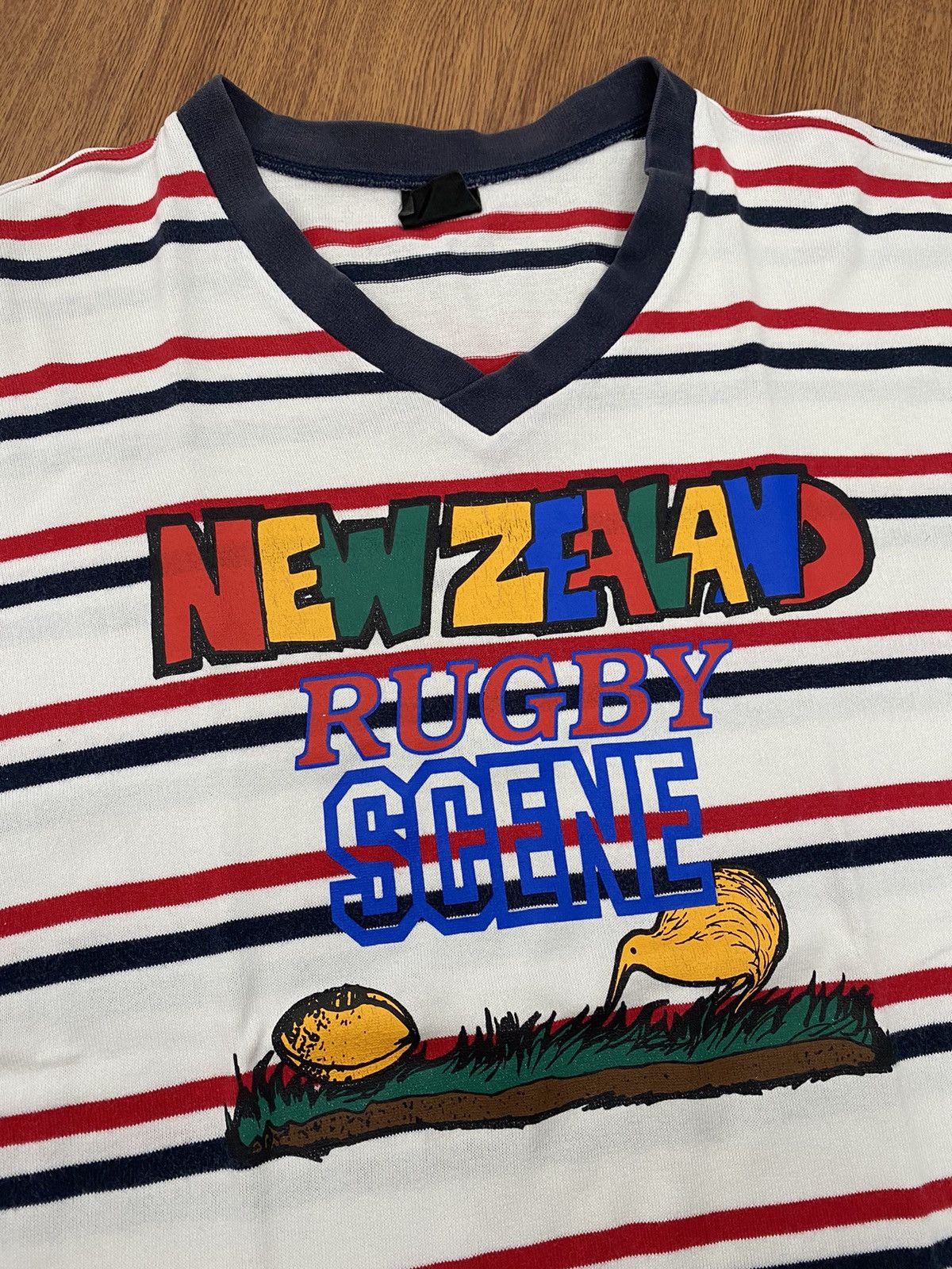 Sports Specialties × Vintage New Zealand rugby scene by Suzuki t-shirt Size US L / EU 52-54 / 3 - 2 Thumbnail