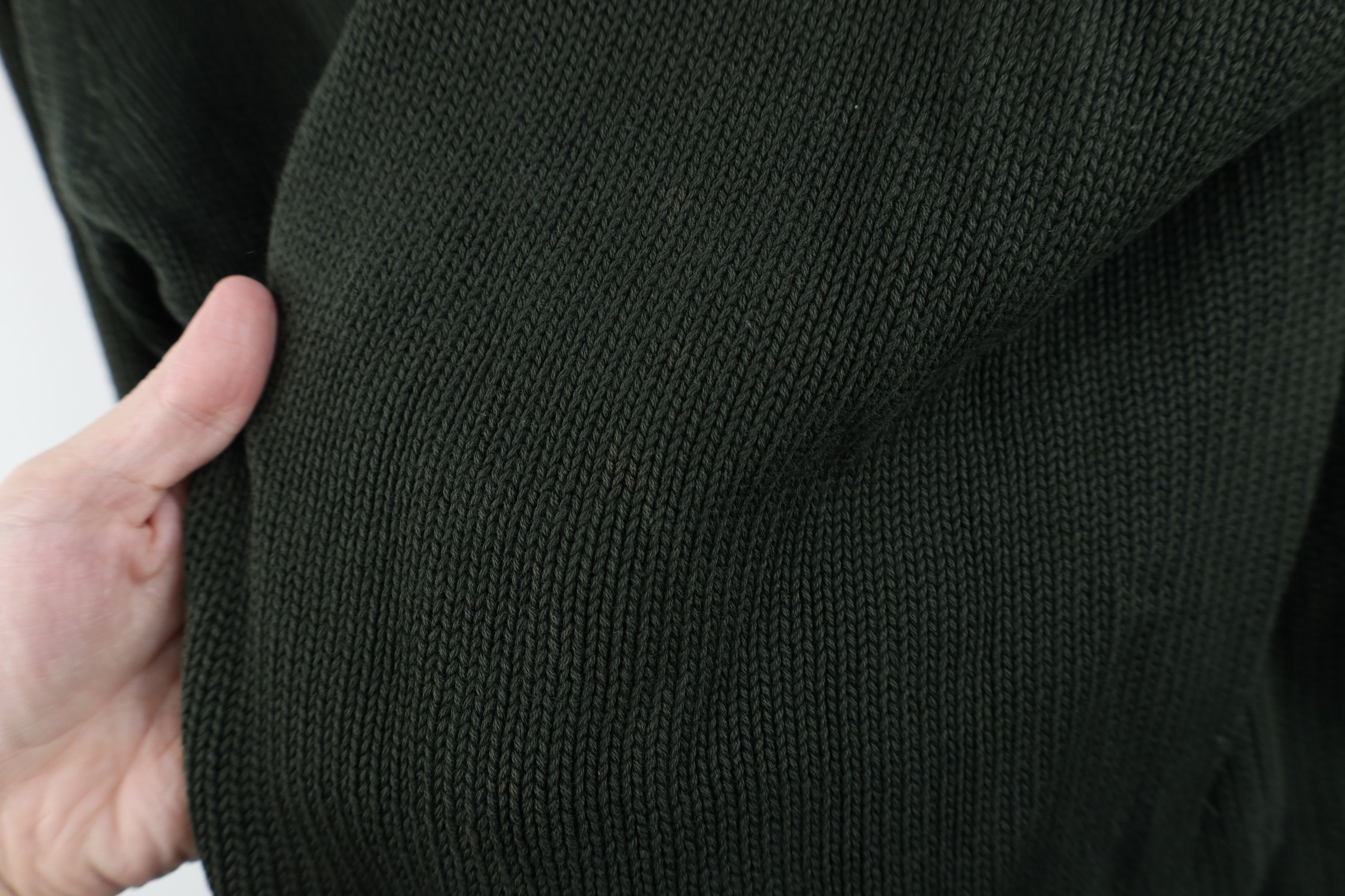 Eddie Bauer Vintage 90s Eddie Bauer Cotton Knit Cardigan Sweater Green Size US M / EU 48-50 / 2 - 5 Thumbnail