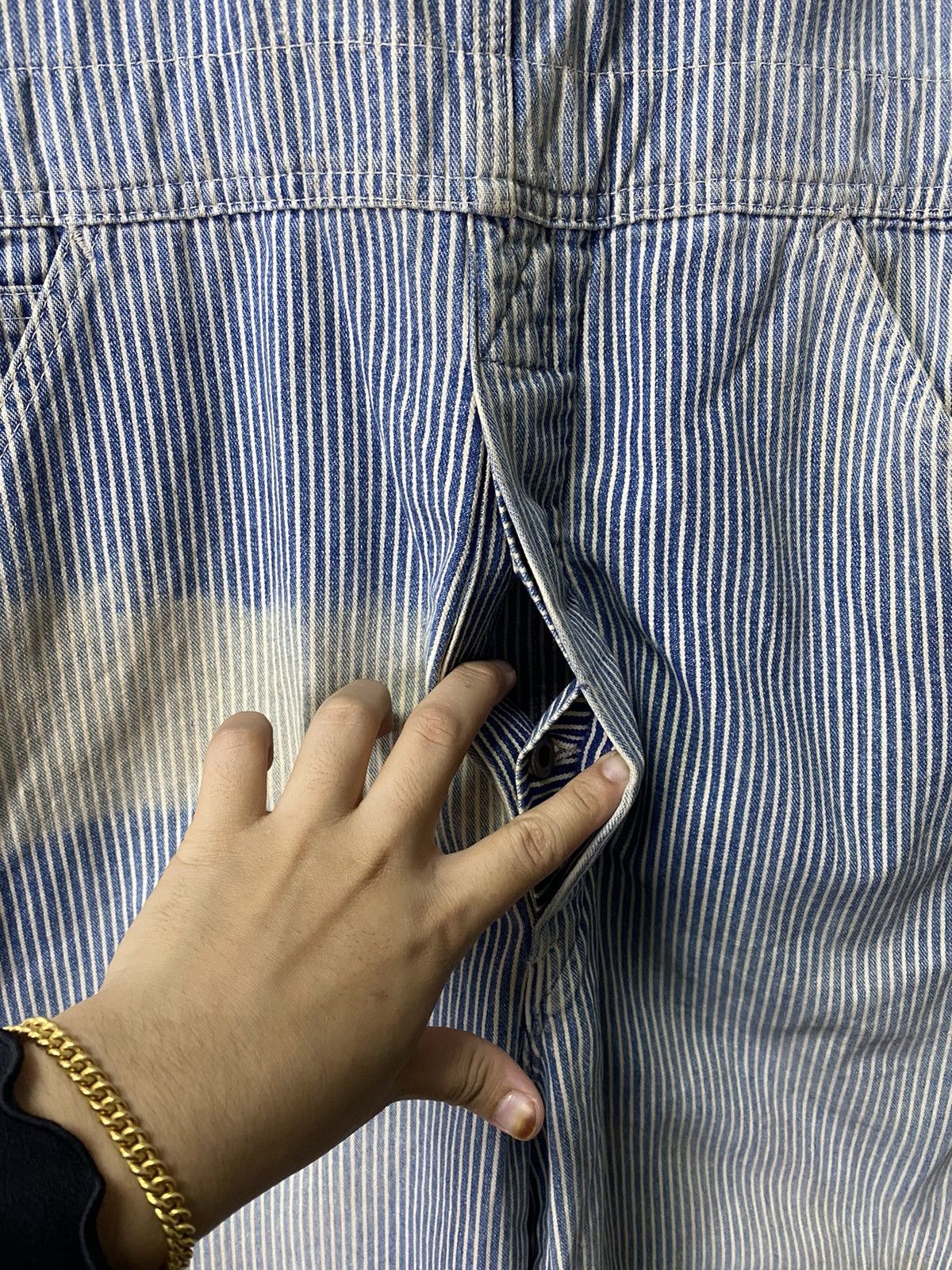 Carhartt × Vintage Vintage Carhartt Hikory Overall Size US 34 / EU 50 - 7 Thumbnail
