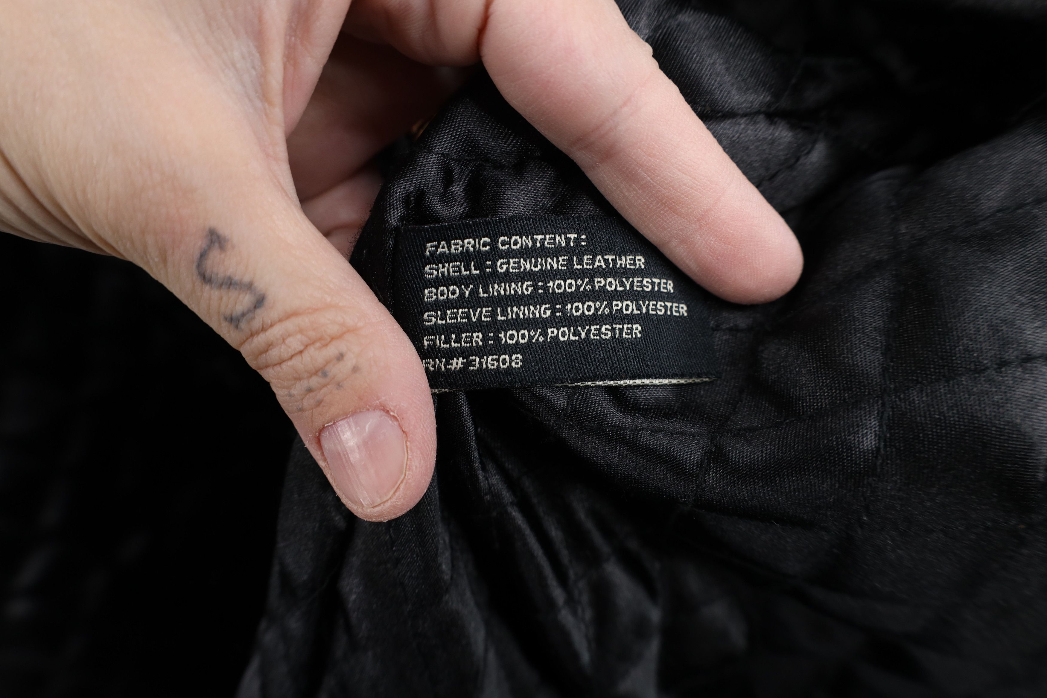 Jos. A. Bank Vintage Jos A Bank Quilted Leather Full Zip Jacket Black Size US L / EU 52-54 / 3 - 12 Thumbnail