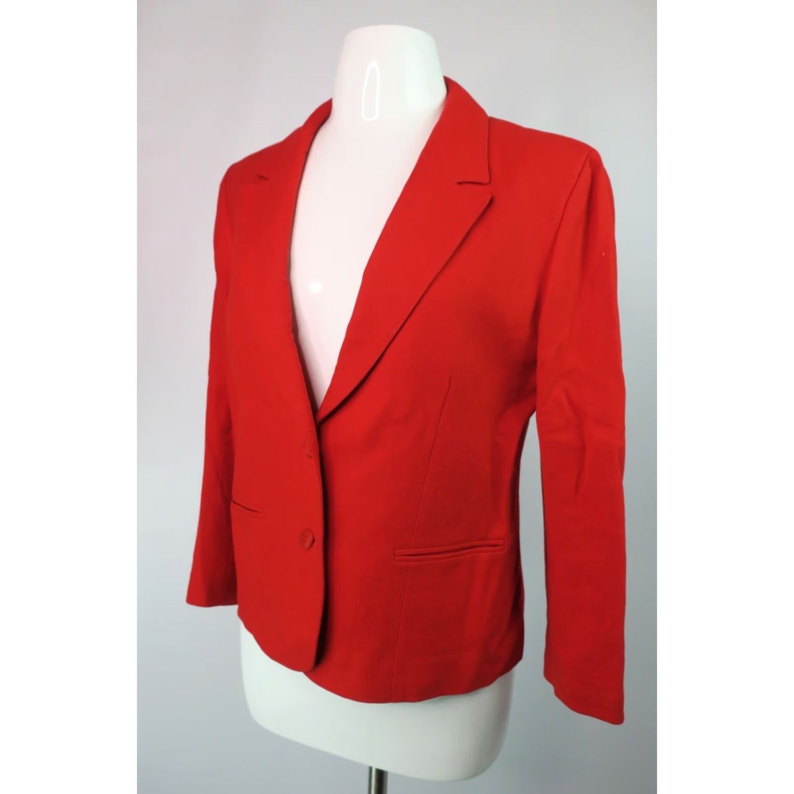Pendleton Vintage Pendleton Blazer Sz L Red Wool VTG 70s Solid Work Career Suit Jacket Size L / US 10 / IT 46 - 7 Thumbnail