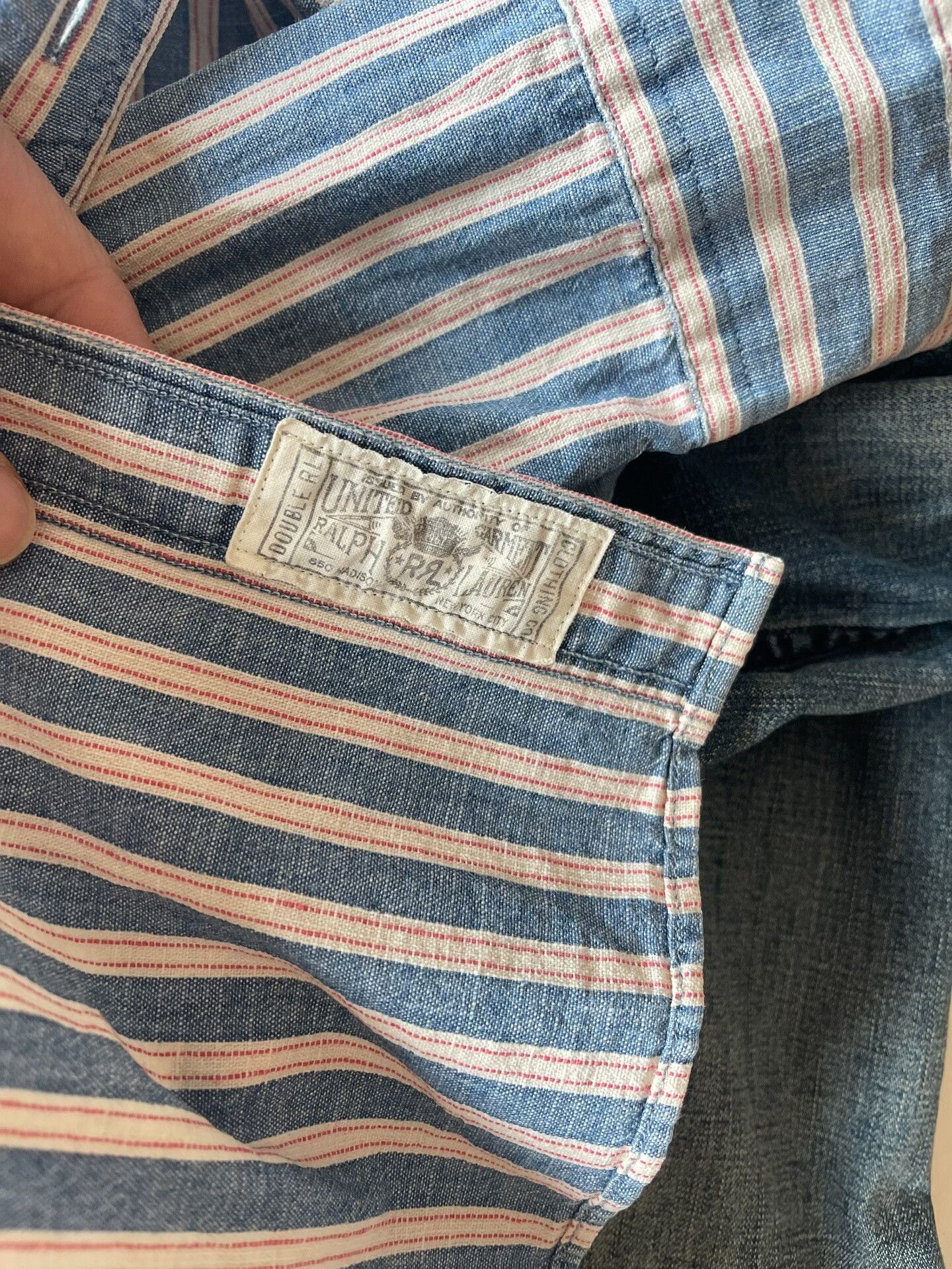 RRL Ralph Lauren RRL Double RL Striped Western Shirt Size US S / EU 44-46 / 1 - 4 Thumbnail