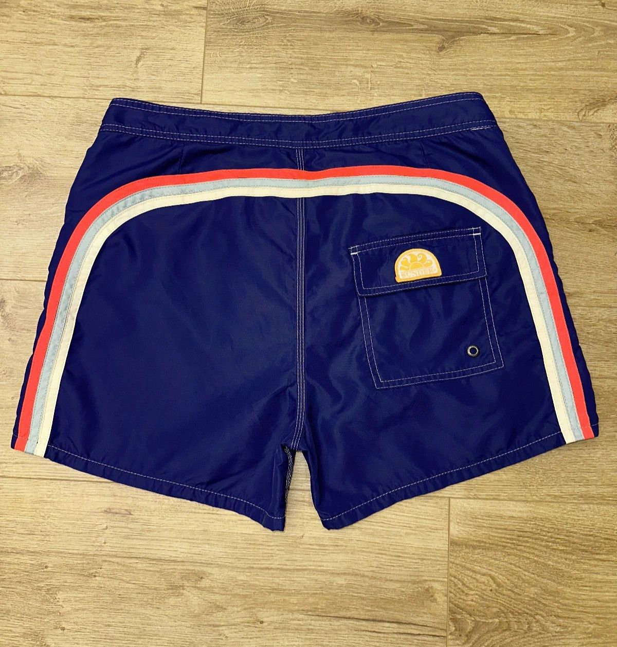 Sundek Rainbow Sundek Swim Shorts Size 31 Blue Lined Bathing Suit Size US 31 - 1 Thumbnail