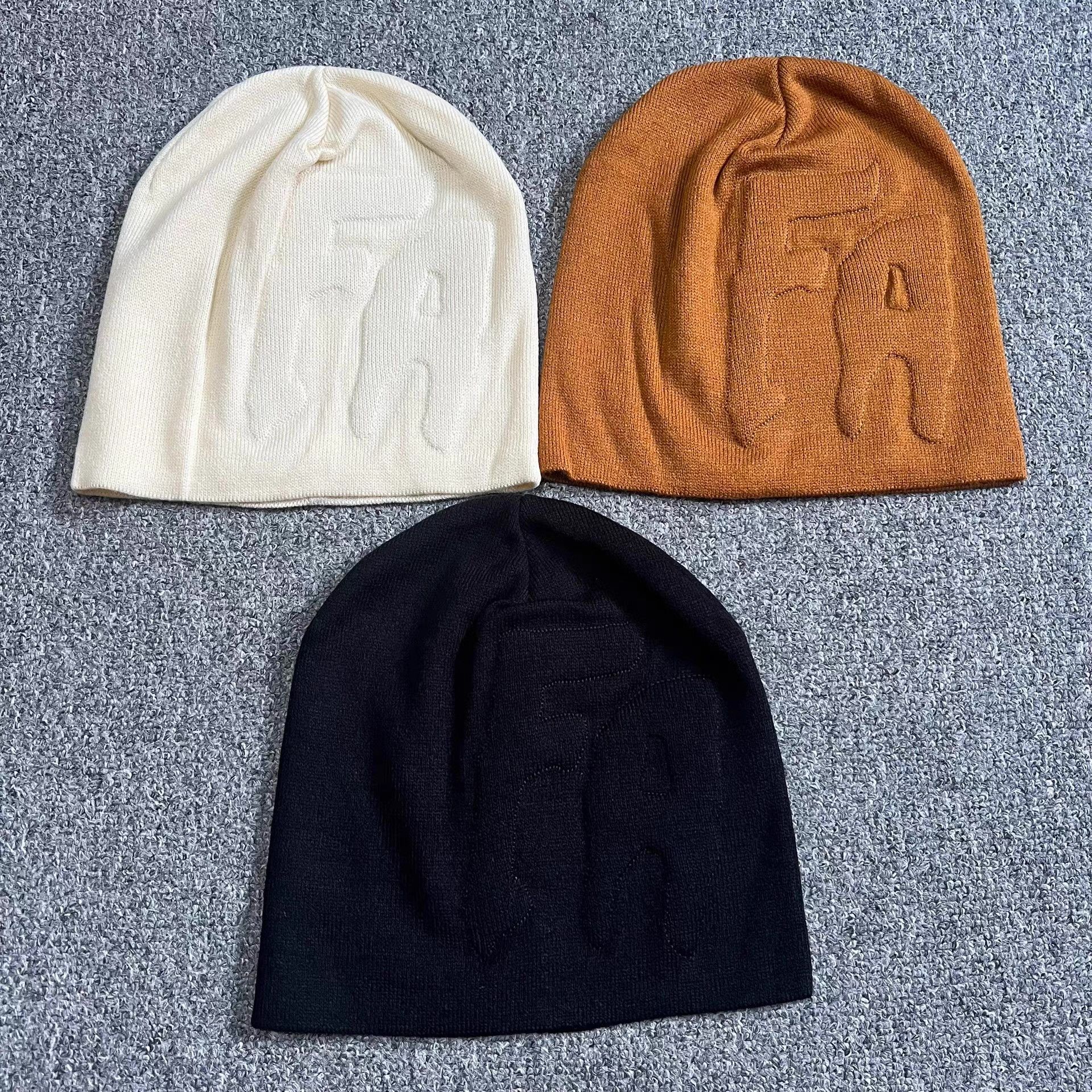 Fucking Awesome Fucking Awesome FA Embroidered Knitted Beanie Q7 Size ONE SIZE - 1 Thumbnail
