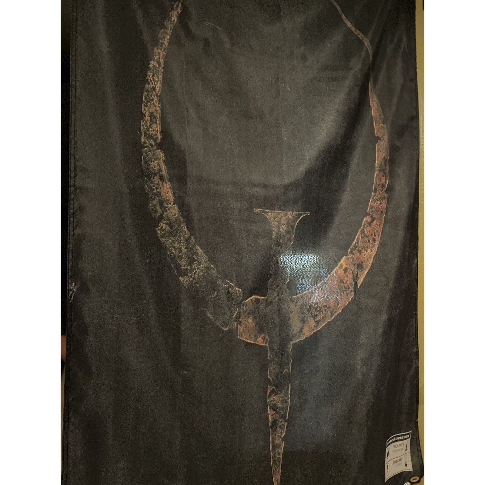 Other QUAKE 5ft Flag PC 1996 id Software Banner Poster Size ONE SIZE - 3 Thumbnail
