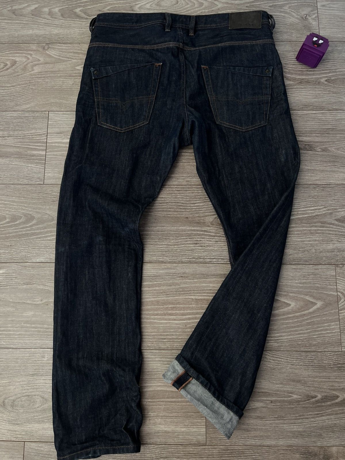 Diesel Diesel Avant Garde Krooley Regular Slim-Carrot Selvage Jeans Size US 33 - 2 Thumbnail