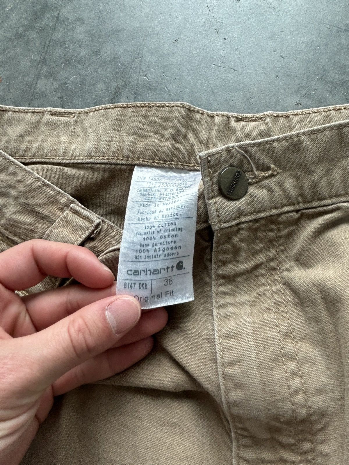Carhartt Vintage Y2K Tan Carhartt Carpenter Shorts Size US 38 / EU 54 - 5 Thumbnail