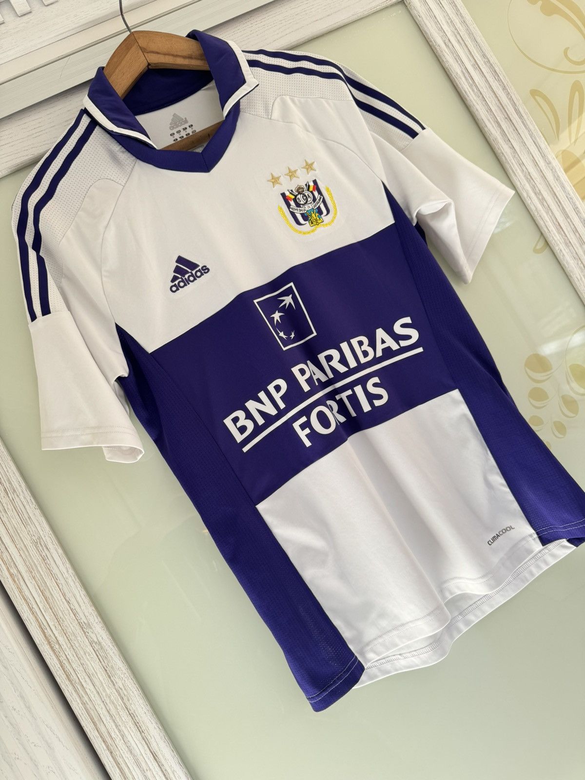 Adidas Anderlecht 2011-2012 Home Player Issue #14 Soccer Jersey Kit Size US M / EU 48-50 / 2 - 4 Thumbnail