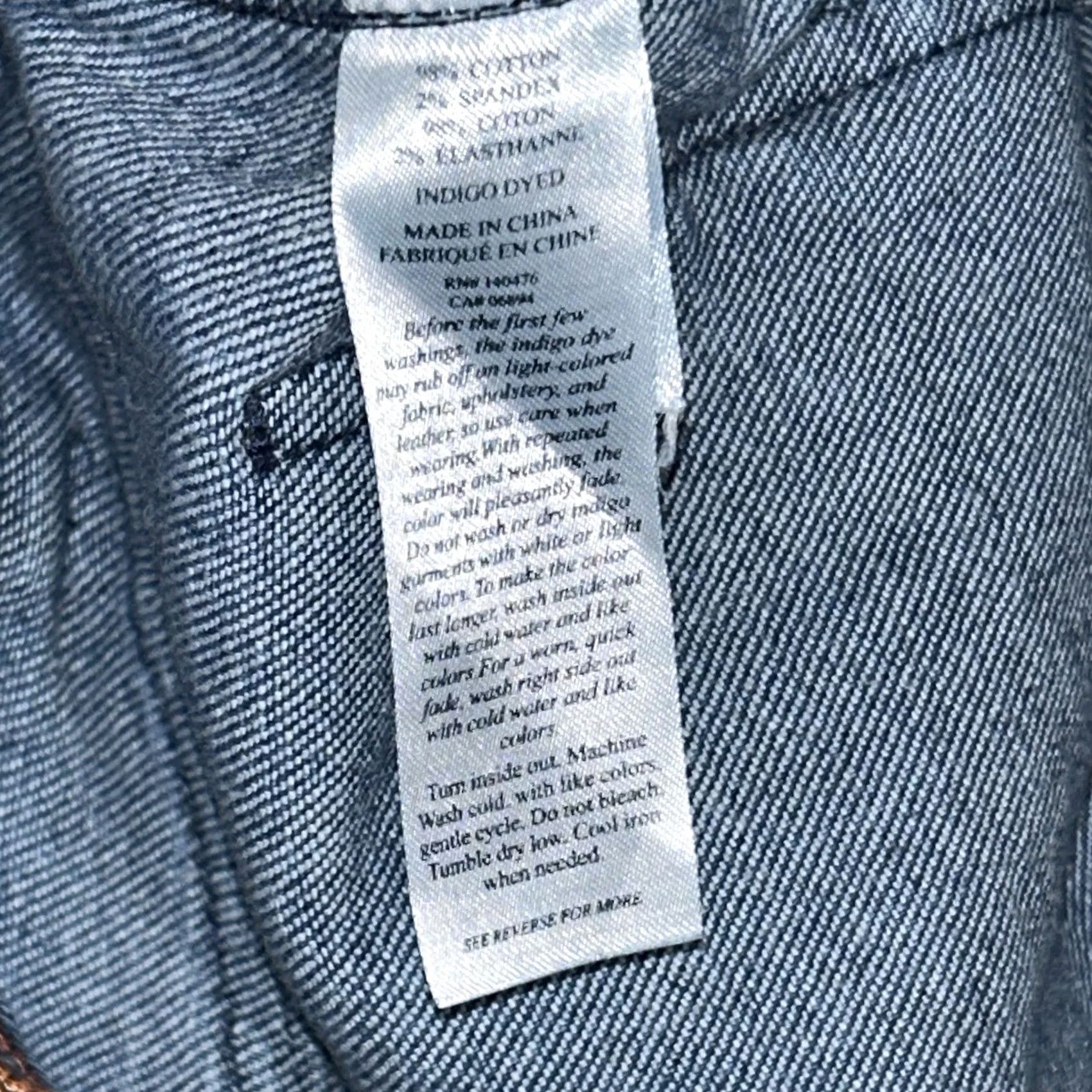 Faherty Faherty Pleated High Rise Paperbag Waist Denim Blue Jean Women’s 28 Size 28" / US 6 / IT 42 - 6 Thumbnail