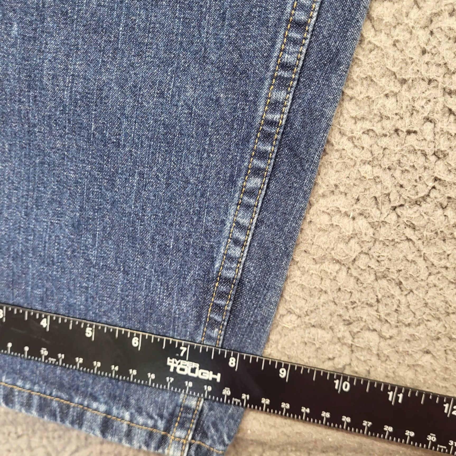 Wrangler Wrangler Blues Jeans Women's Size 8 X 32 Blue Denim Dark Wash Cowgirl Western Jeans Regular Women Size 30" / US 8 / IT 44 - 6 Thumbnail
