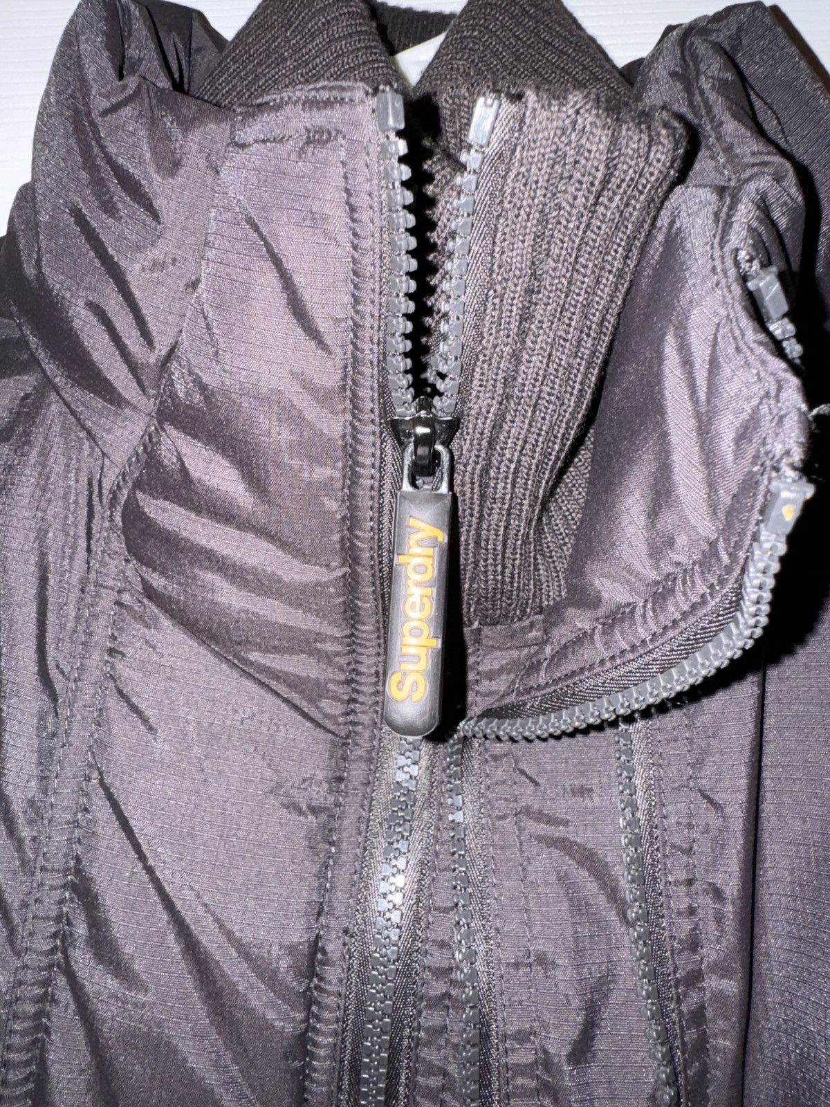 Superdry Superdry Men’s Windbreaker JacketBlack with Orange Logo (XL) Size US XL / EU 56 / 4 - 3 Thumbnail