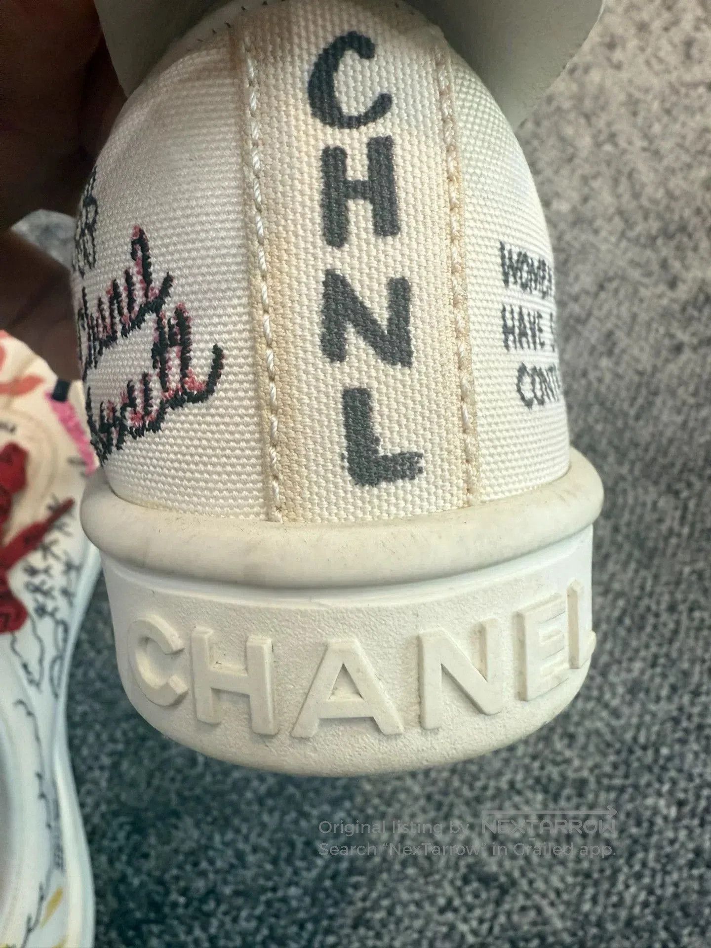 Chanel Chanel x Pharrell Graffiti Sneakers. Size US 6.5 / IT 36.5 - 6 Thumbnail
