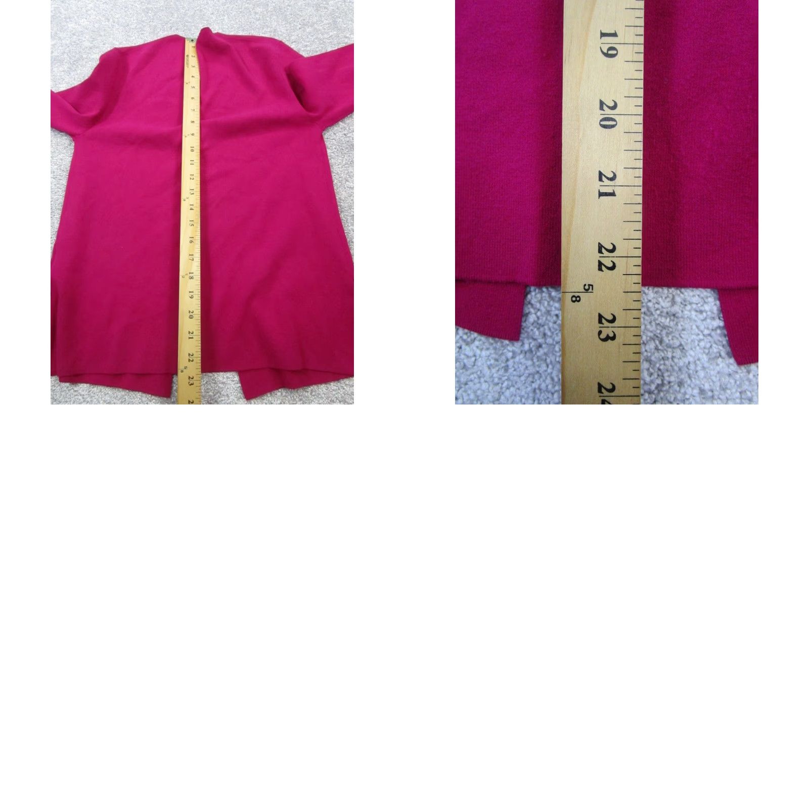 Pinko Lafayette 148 New York Sweater Cardigan Womens Small Pink Knit V-Neck Long Sleeve Regular Fit Size S / US 4 / IT 40 - 8 Thumbnail