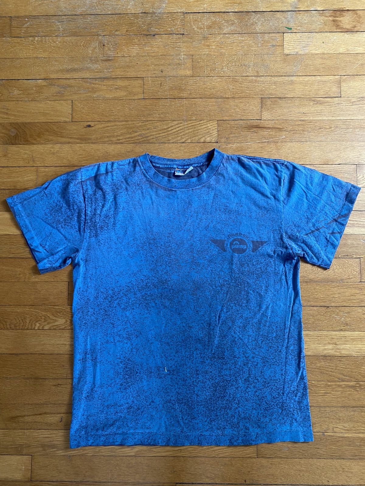 Reebok × Vintage Vintage REEBOK Sport PUMP Acid Print Galaxy T Shirt L XL Size US XL / EU 56 / 4 - 2 Thumbnail