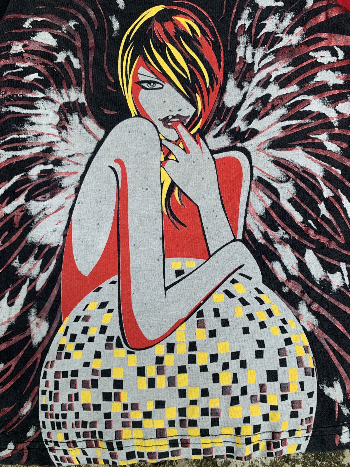 Japanese Brand y2k Disco Girl Art Graphic Longsleeve Top Size M / US 6-8 / IT 42-44 - 5 Thumbnail