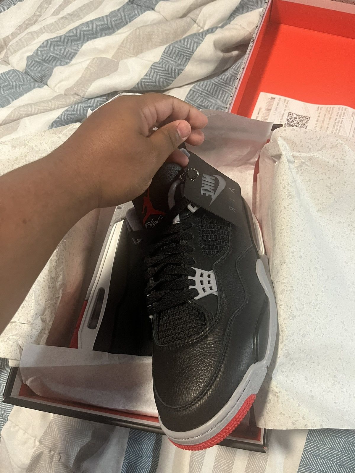 Jordan Brand Jordan IV Bred Reimagined Size US 10 / EU 43 - 6 Thumbnail