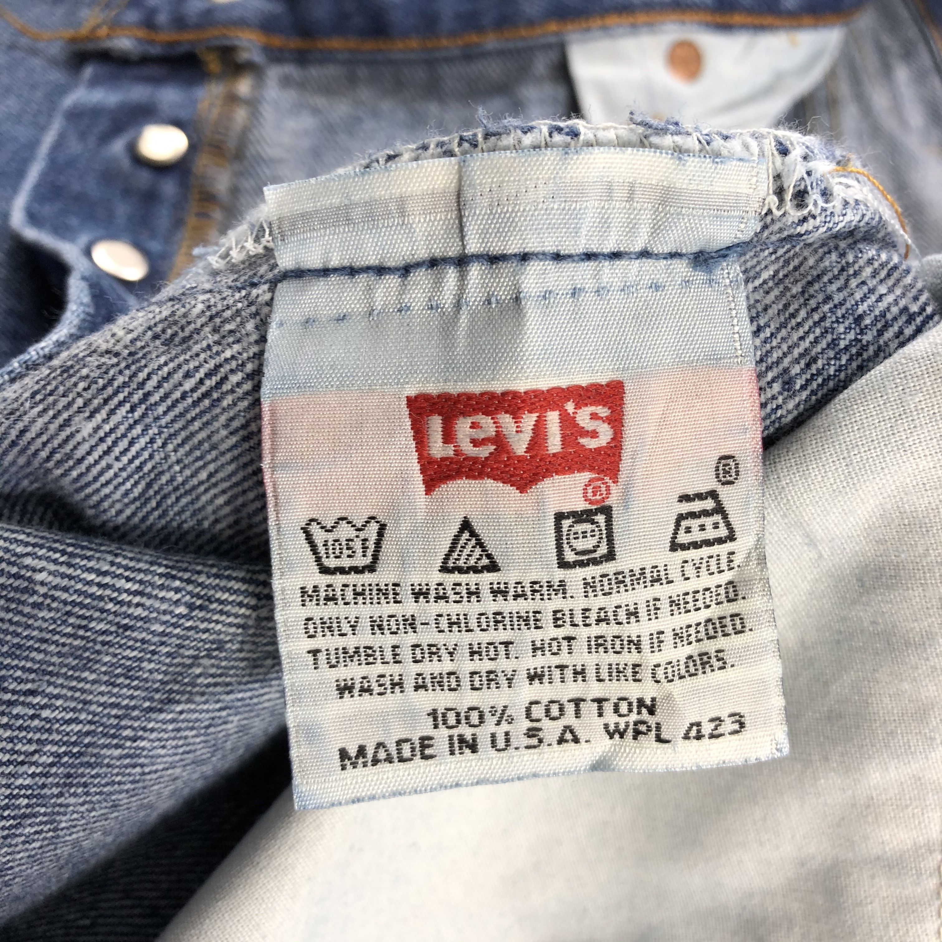 Levi's × Vintage 90s Vintage Blue Wash Levis 501 Jeans-JM2300 Size US 36 / EU 52 - 11 Thumbnail