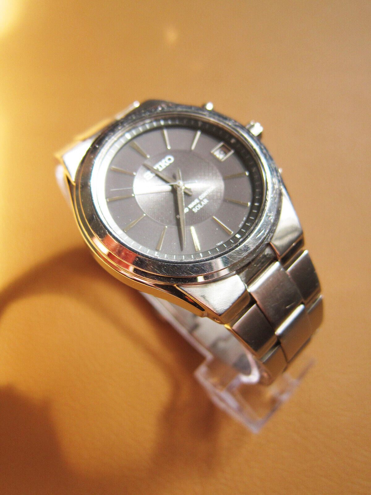 Seiko SEIKO 7B42-0AL0 Solar Radio Wave Control S/S Men's Watch Size ONE SIZE - 2 Thumbnail