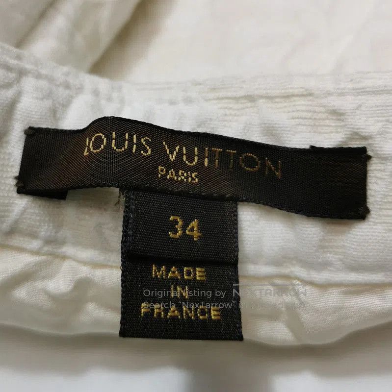 Louis Vuitton Louis Vuitton Quilted Cotton Midi Skirt. Size US 34 / EU 50 - 4 Thumbnail