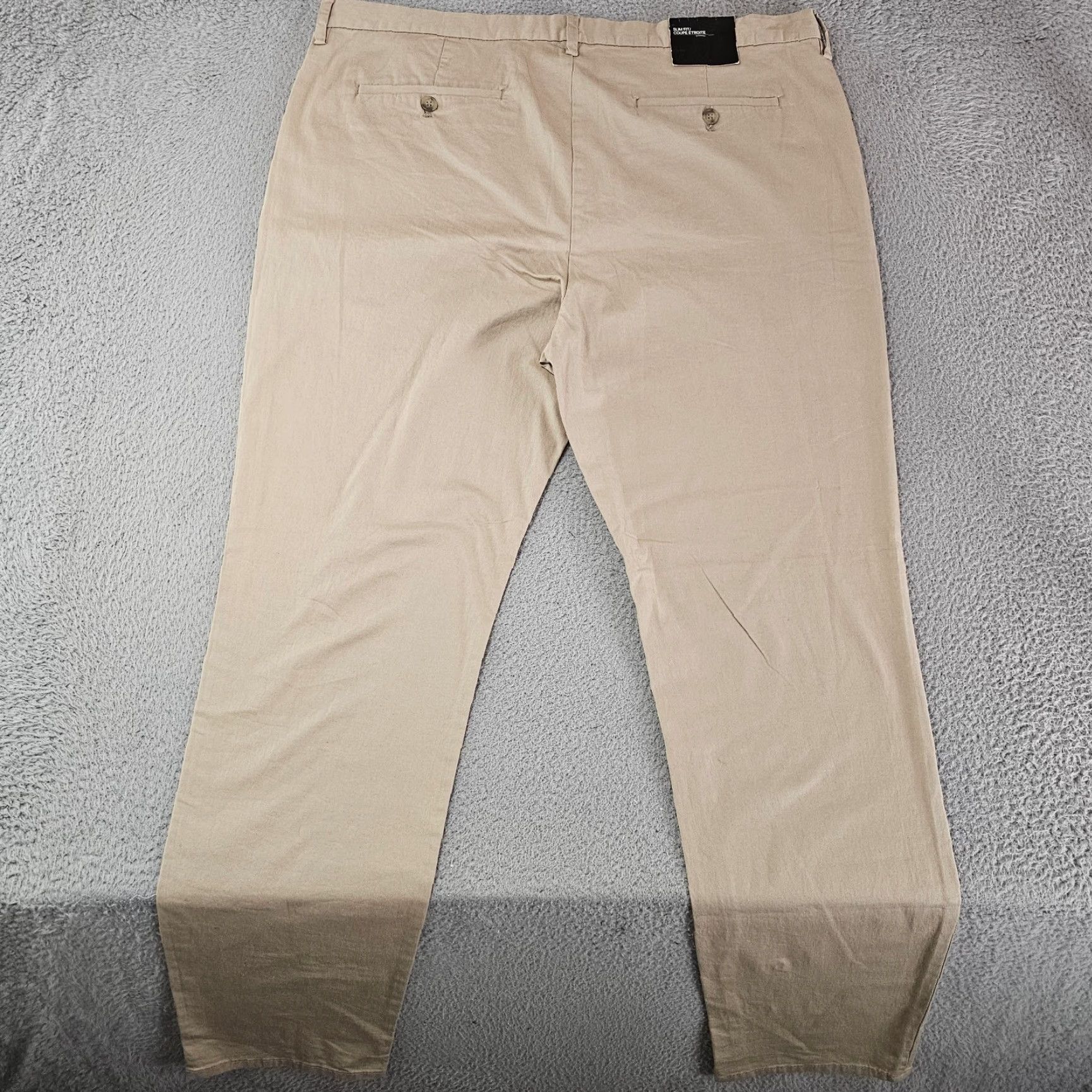 H&M H&M Pants Slim Fit Chino 40x31 Brown Cotton Stretch Casual Preppy Mens Regular 40x31 Slant Pockets Belt Loops Straight Leg Indoor/Outdoors Size US 40 / EU 56 - 7 Thumbnail