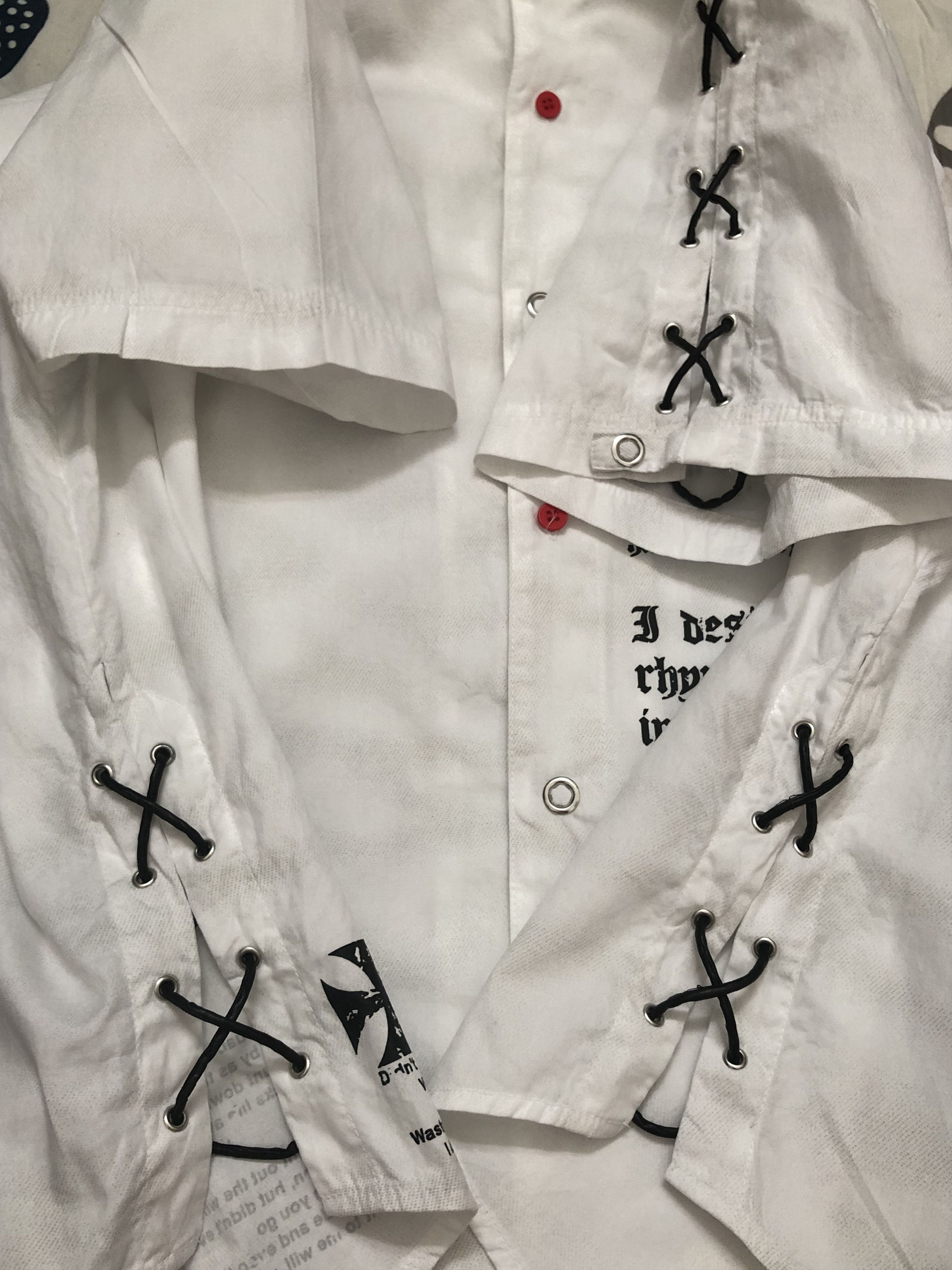 Designer × Seditionaries Rare Japanese Euphuistic Designer Seditionaries Punk Shirt Size US M / EU 48-50 / 2 - 11 Thumbnail
