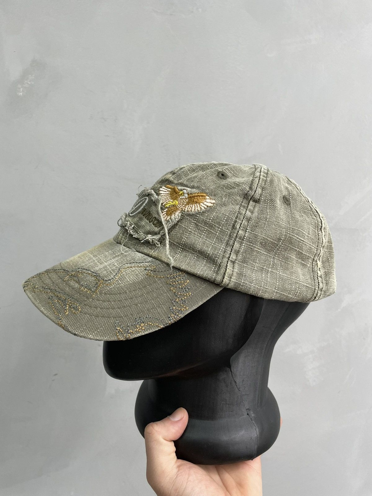 Harley Davidson VINTAGE HARLEY DAVIDSON Y2K RARE CAP HAT DISTRESSED 90s Size ONE SIZE - 8 Thumbnail