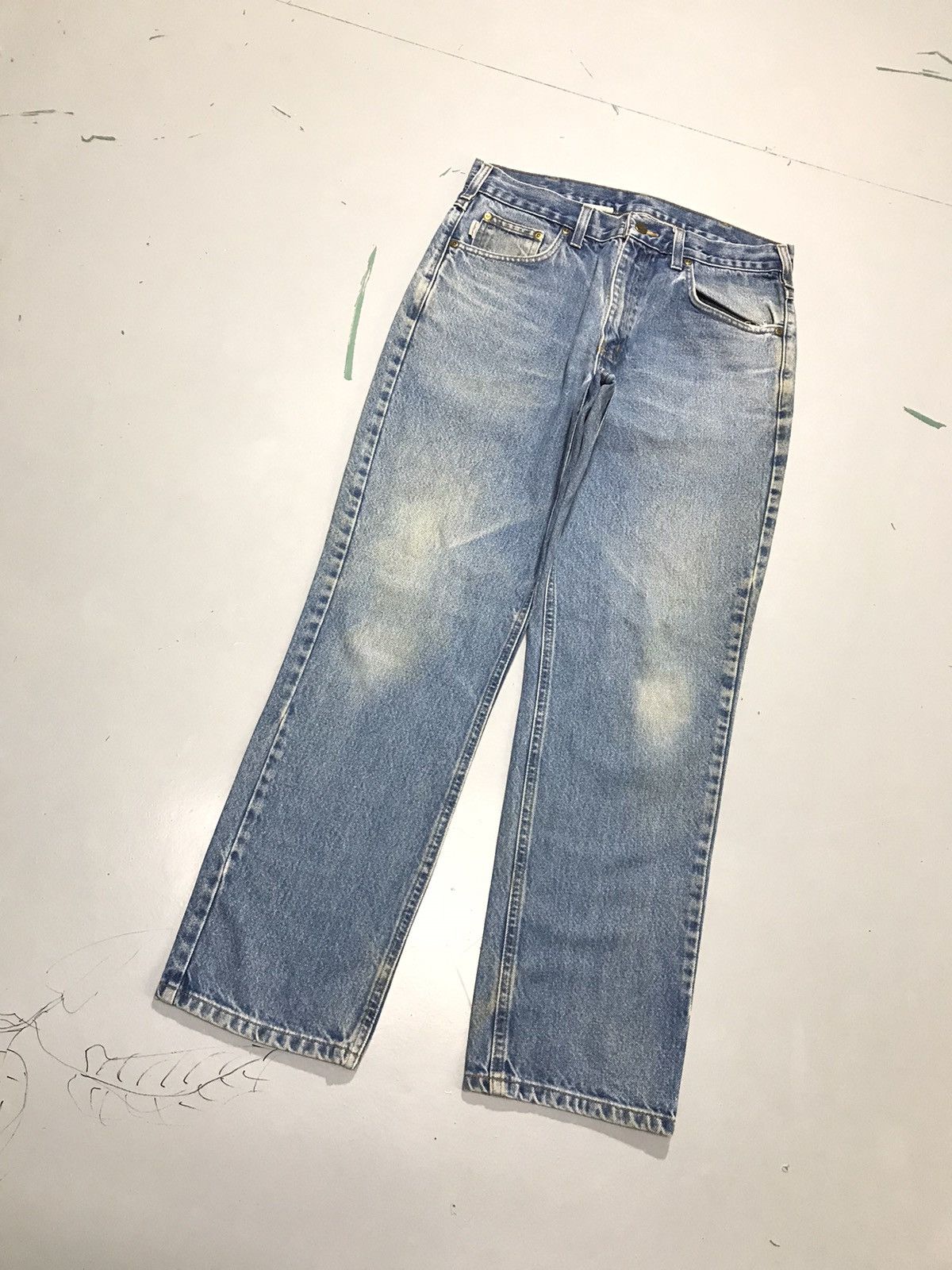 Carhartt Vintage Carhartt B18 DST denim Size US 32 / EU 48 - 3 Thumbnail