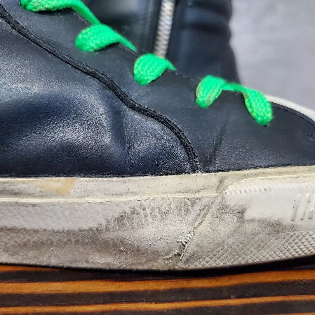 Golden Goose Golden Goose Slide High Top Sneaker 38 Rainbow Black Size US 8 / IT 38 - 12 Thumbnail