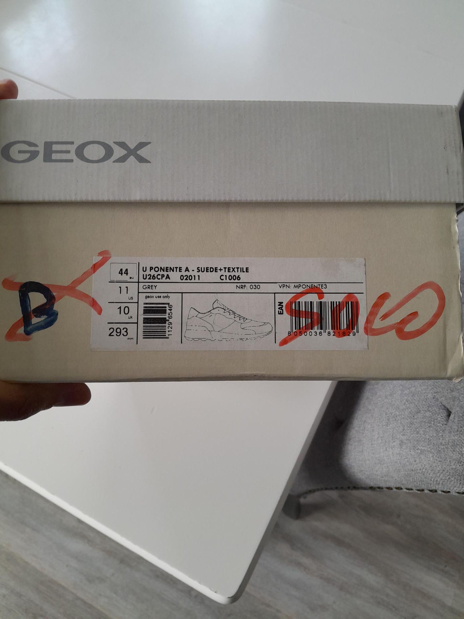 Geox BASKETS GEOX RESPIRA PONENTE Size US 11 / EU 44 - 12 Thumbnail