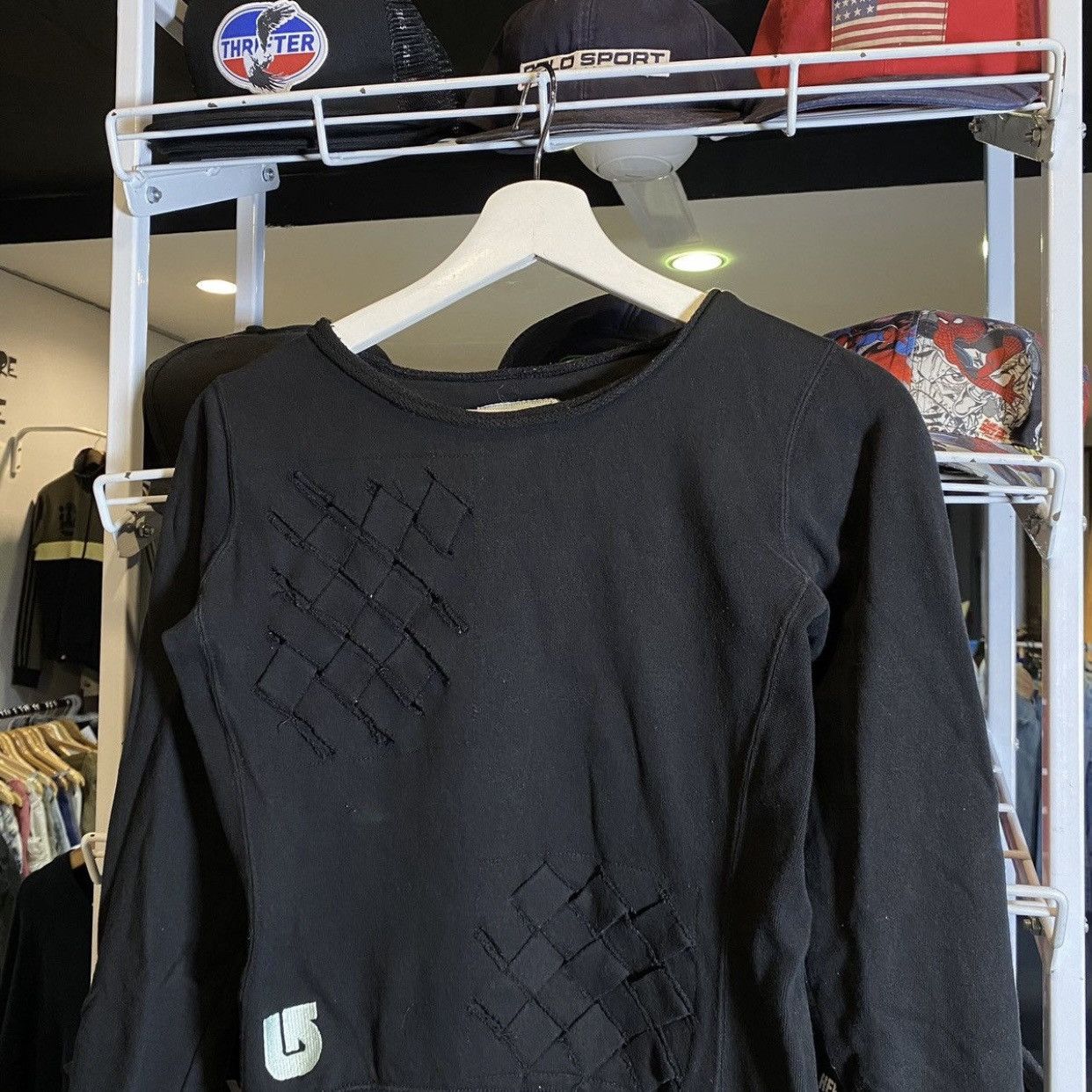 Burton Burton black crewneck sweatshirt woven design Size US XS / EU 42 / 0 - 3 Thumbnail