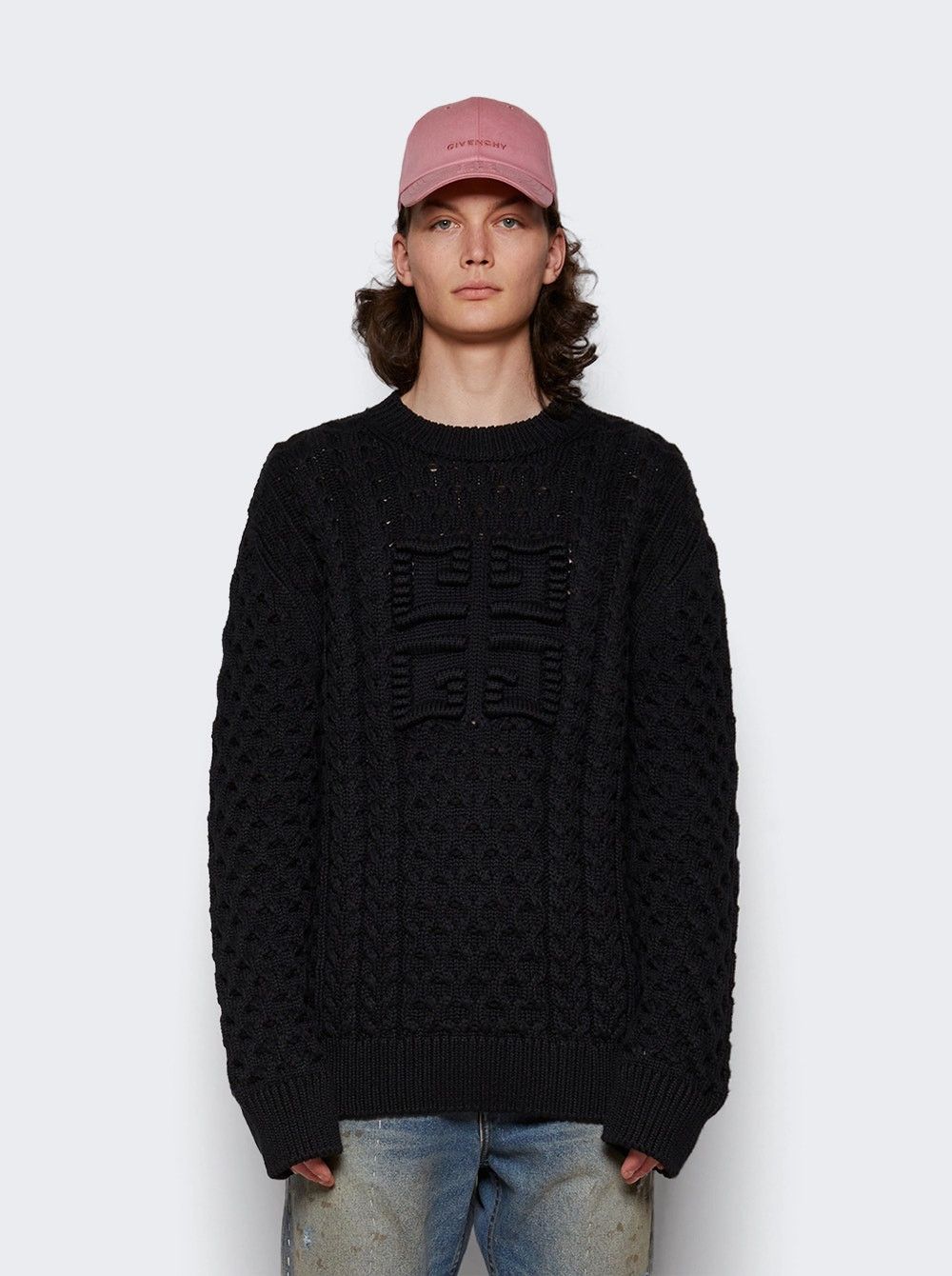 Givenchy o1w1db10325 Crew Neck Sweater in Black Size US M / EU 48-50 / 2 - 3 Thumbnail