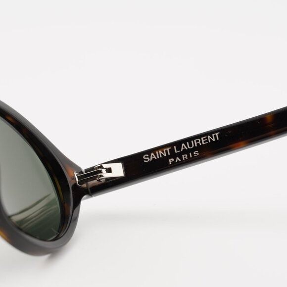 Saint Laurent Paris Saint Laurent SL751JEANNE 002 Sunglasses Havana Oval Frame Size ONE SIZE - 7 Thumbnail
