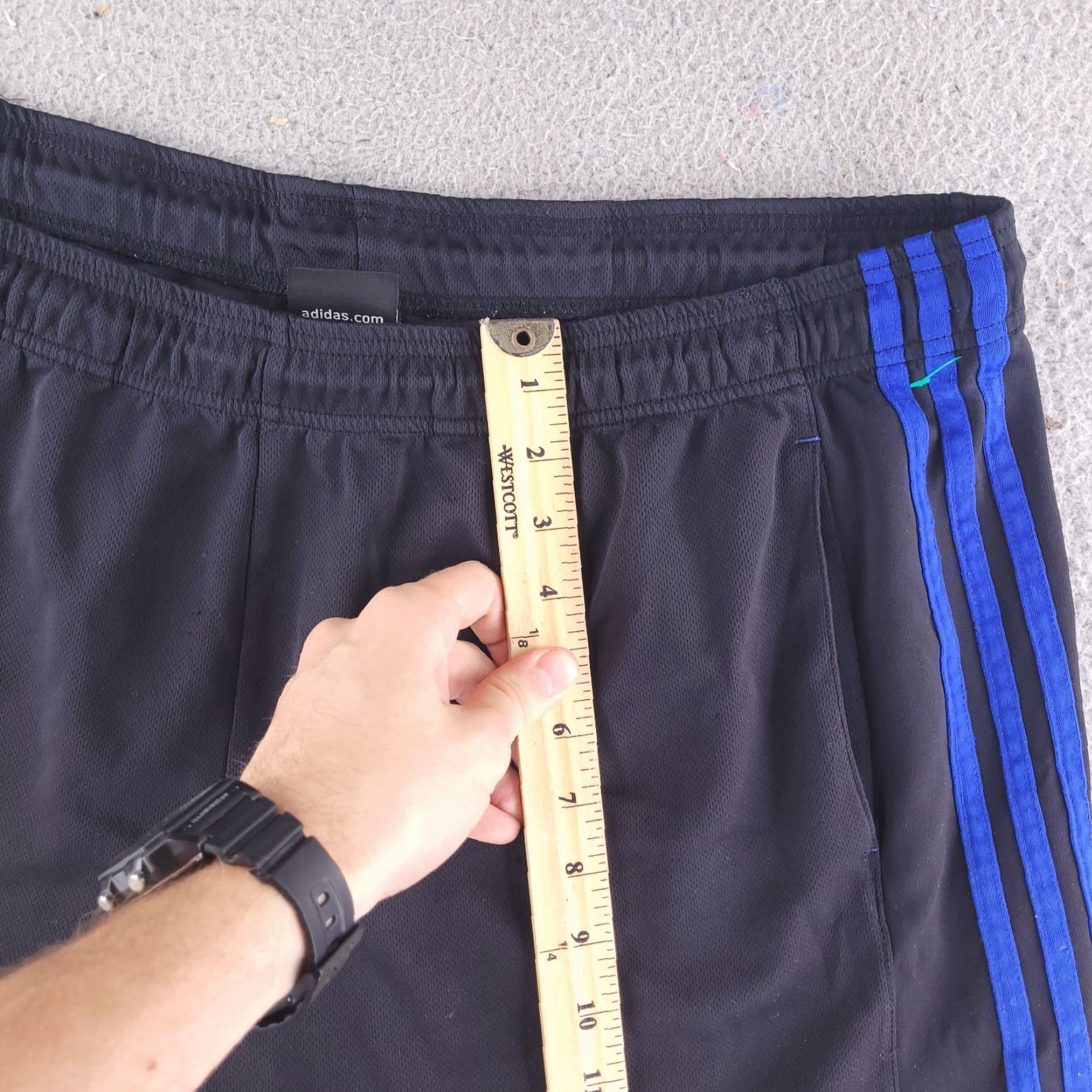 Adidas Adidas Shorts Mens 2XL Black New York Knicks Basketball Gym Running Casual Athletic Size US 39 - 7 Thumbnail