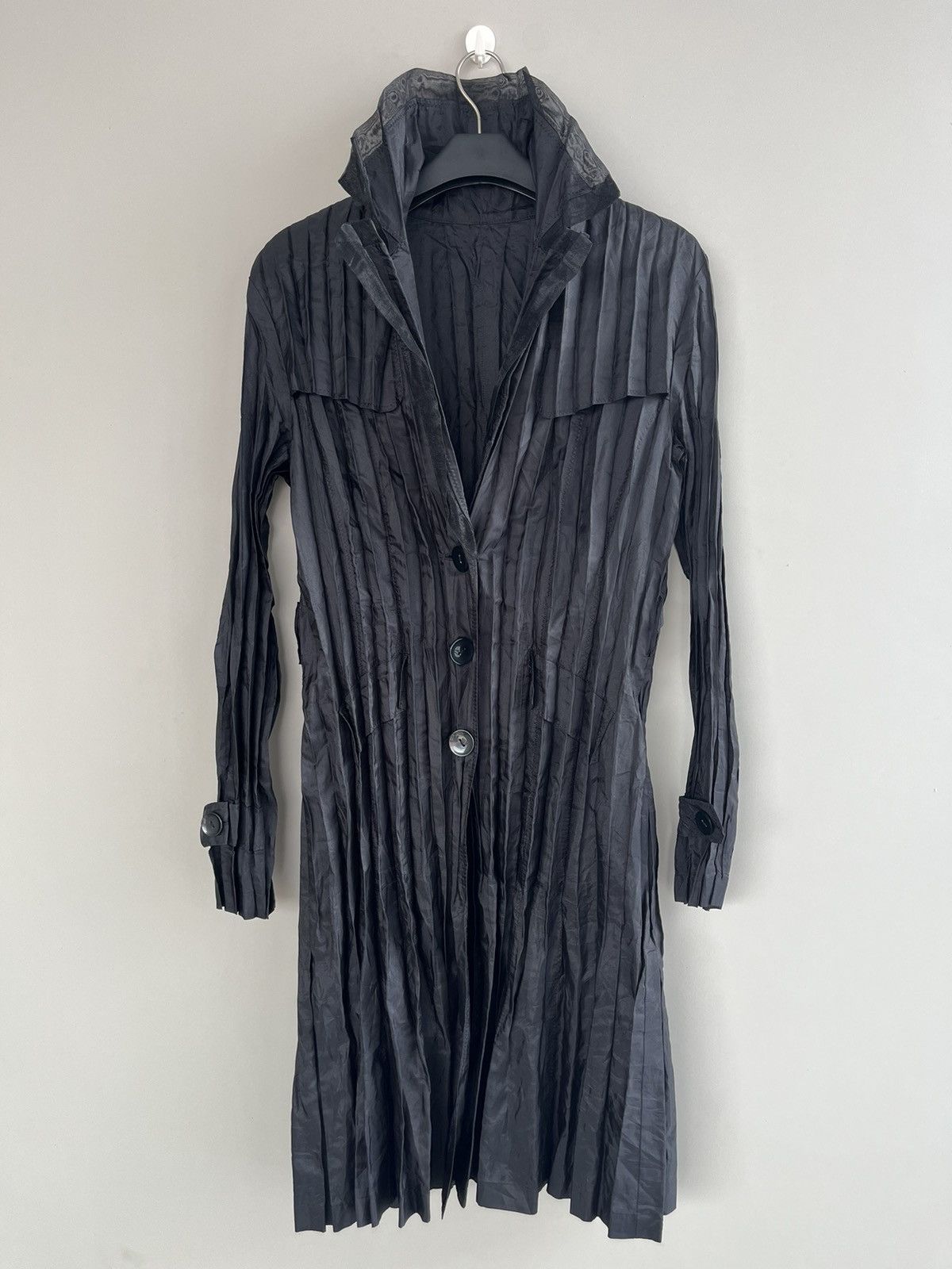 Japanese Brand Pleats Please Japanese Specchio Coats Blazer Issey Style Size L / US 10 / IT 46 - 1 Thumbnail