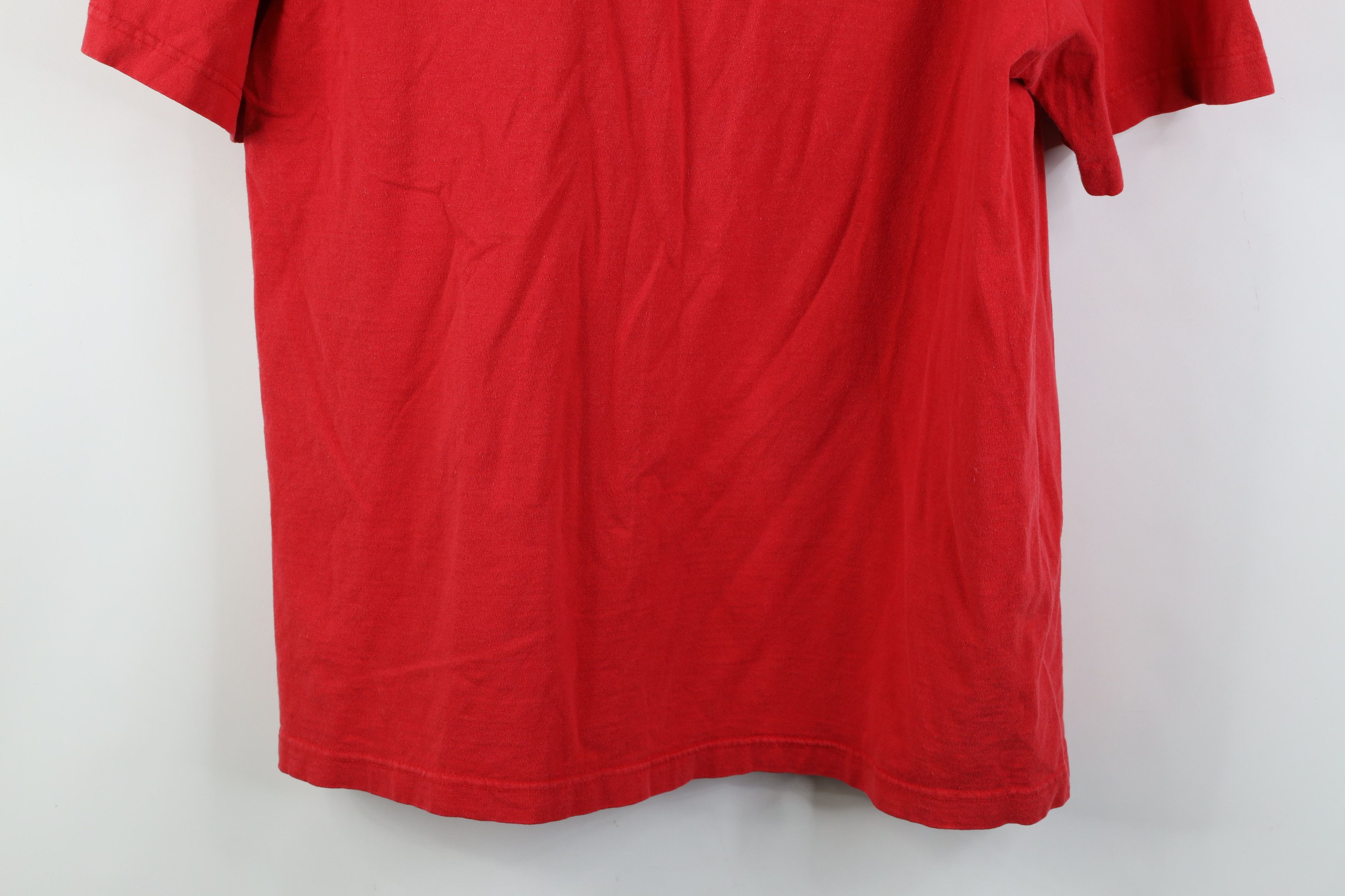 Tommy Hilfiger Vintage 90s Tommy Hilfiger Short Sleeve T-Shirt Red Size US L / EU 52-54 / 3 - 15 Thumbnail