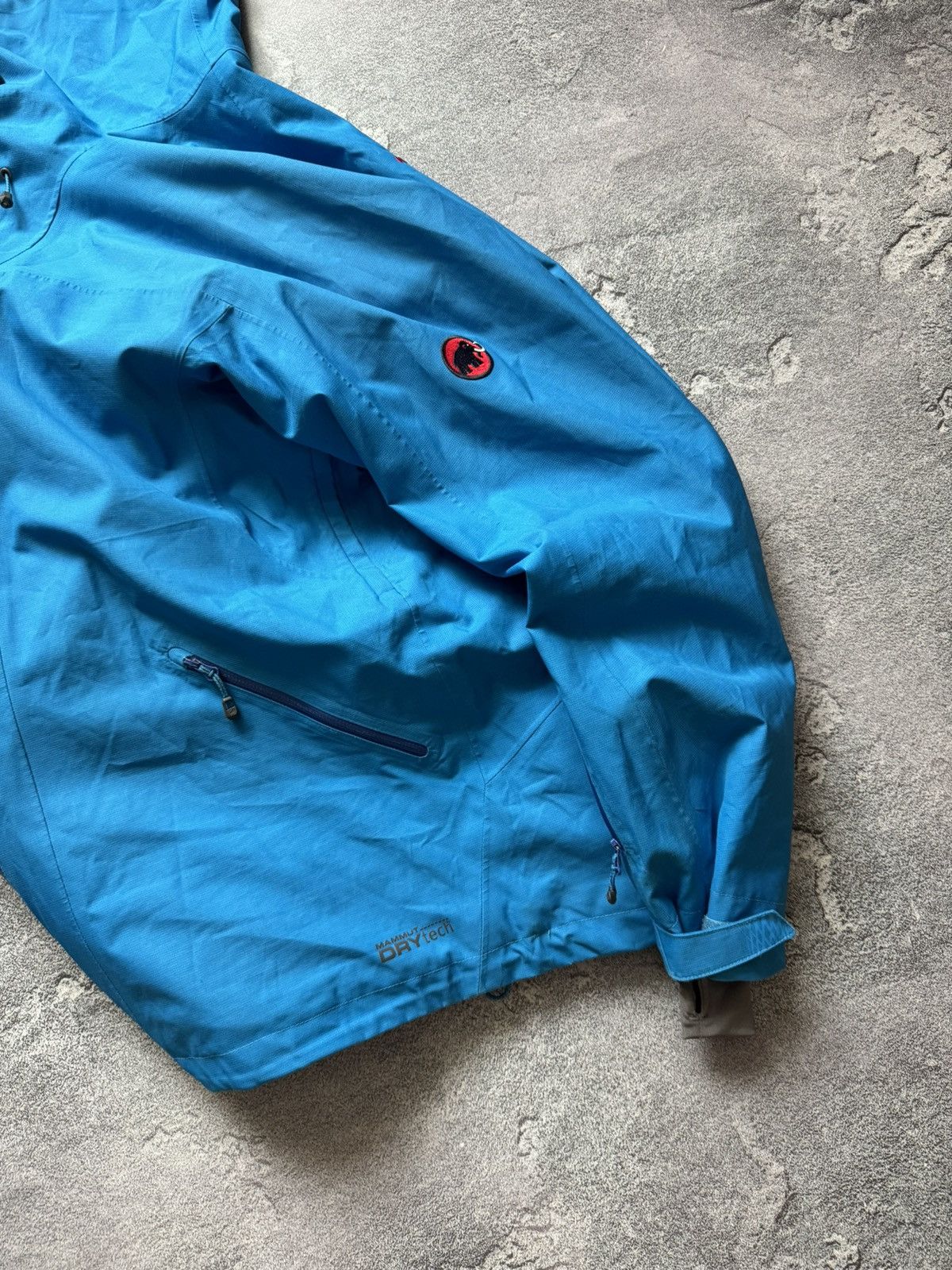 Mammut Mammut L man blue zip hooded jacket drytech windbreaker ski Size US L / EU 52-54 / 3 - 21 Thumbnail