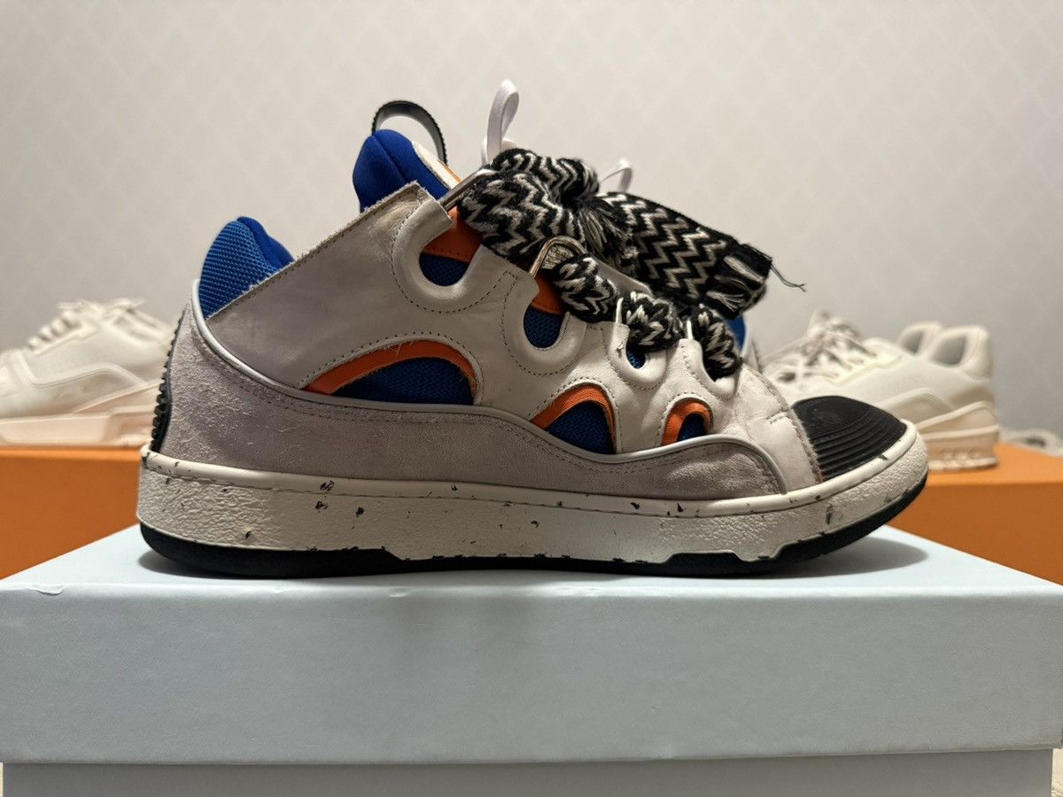 Lanvin Lanvin Curb Sneaker Orange Blue Size US 11 / EU 44 - 6 Thumbnail