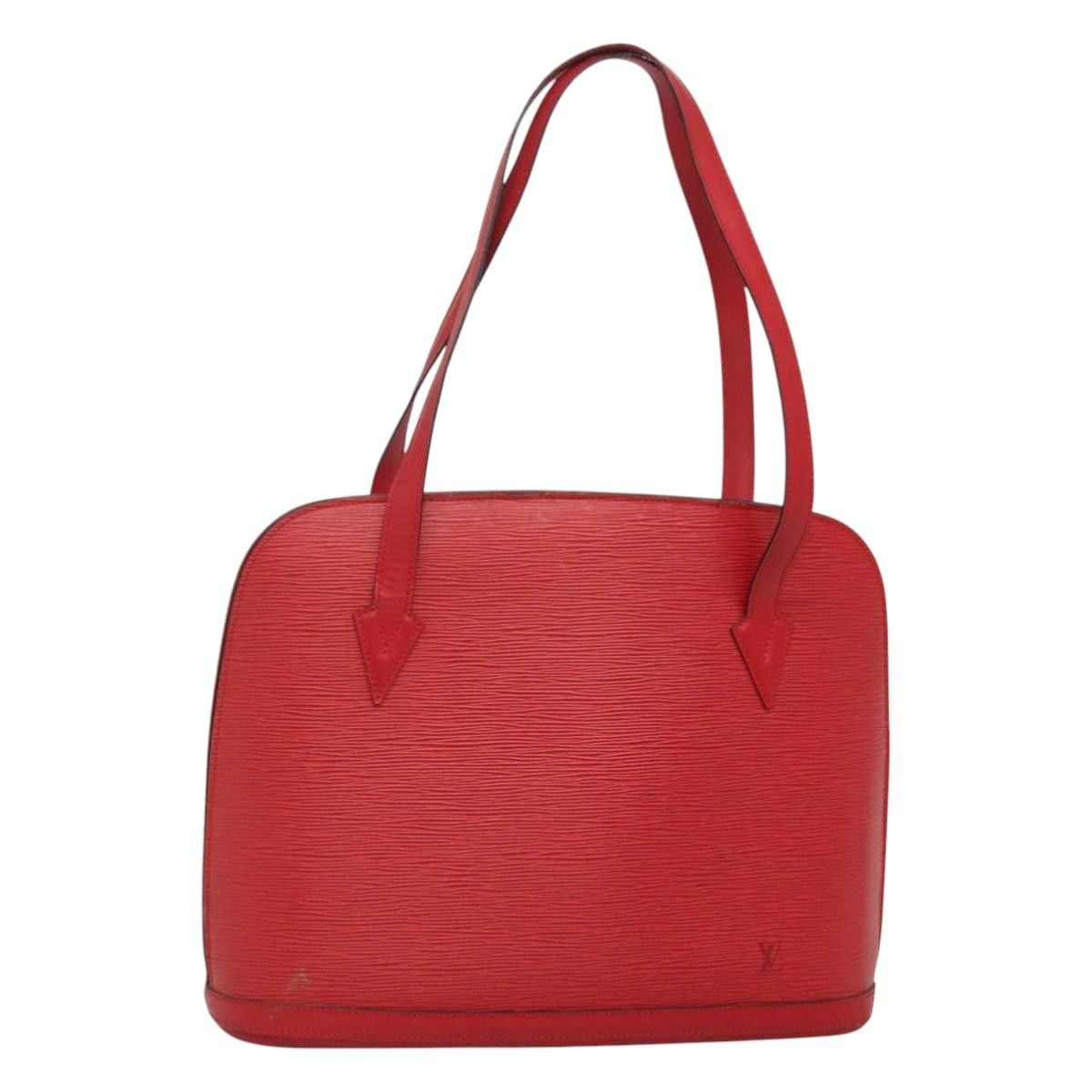 Louis Vuitton Epi Lussac Shoulder Bag Red M52287 Lv Auth 116939, Women's