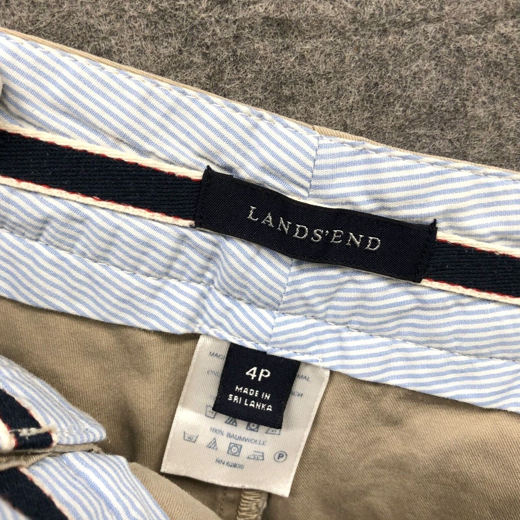 Lands' End Lands' End Mini Skirt Womens 4P Khaki Beige Pleated Preppy Casual Twill Cotton Button Short Skirt Petites Womens 4P Preppy Modern Classiccore Size 27" / US 4 / IT 40 - 7 Thumbnail