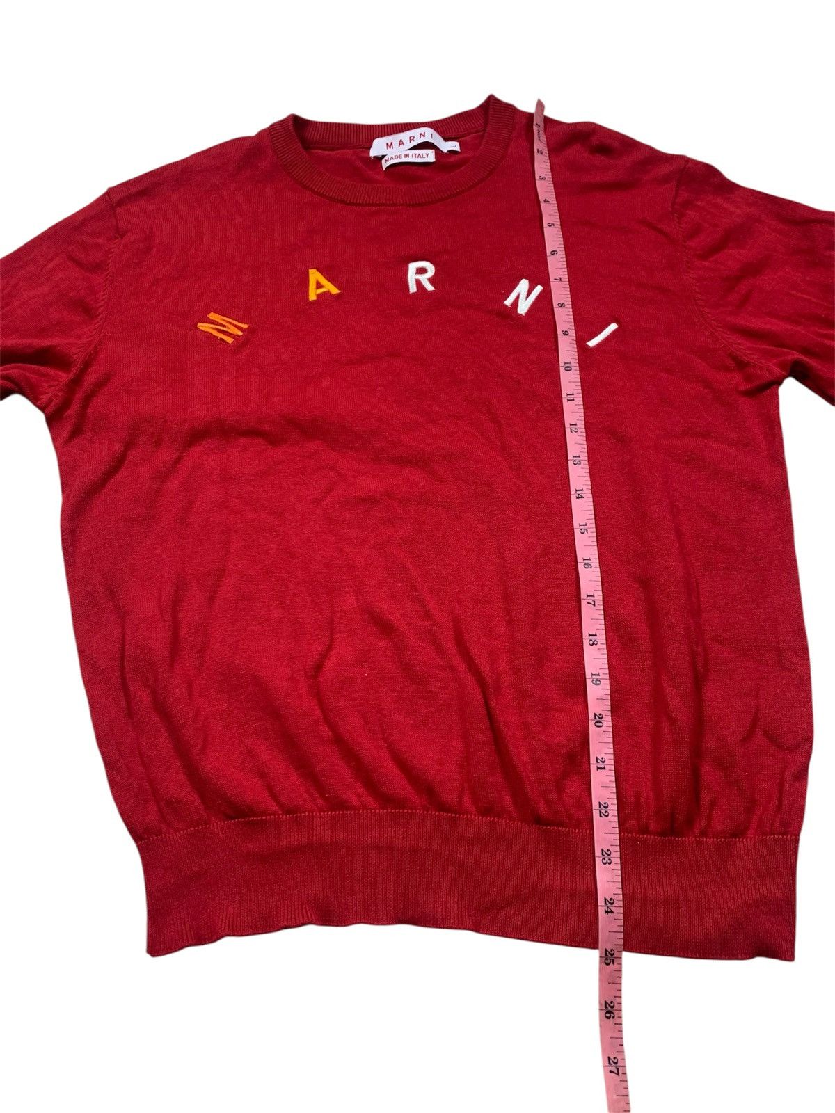 Marni Marni Logo Crewneck Sweater Size US L / EU 52-54 / 3 - 4 Thumbnail
