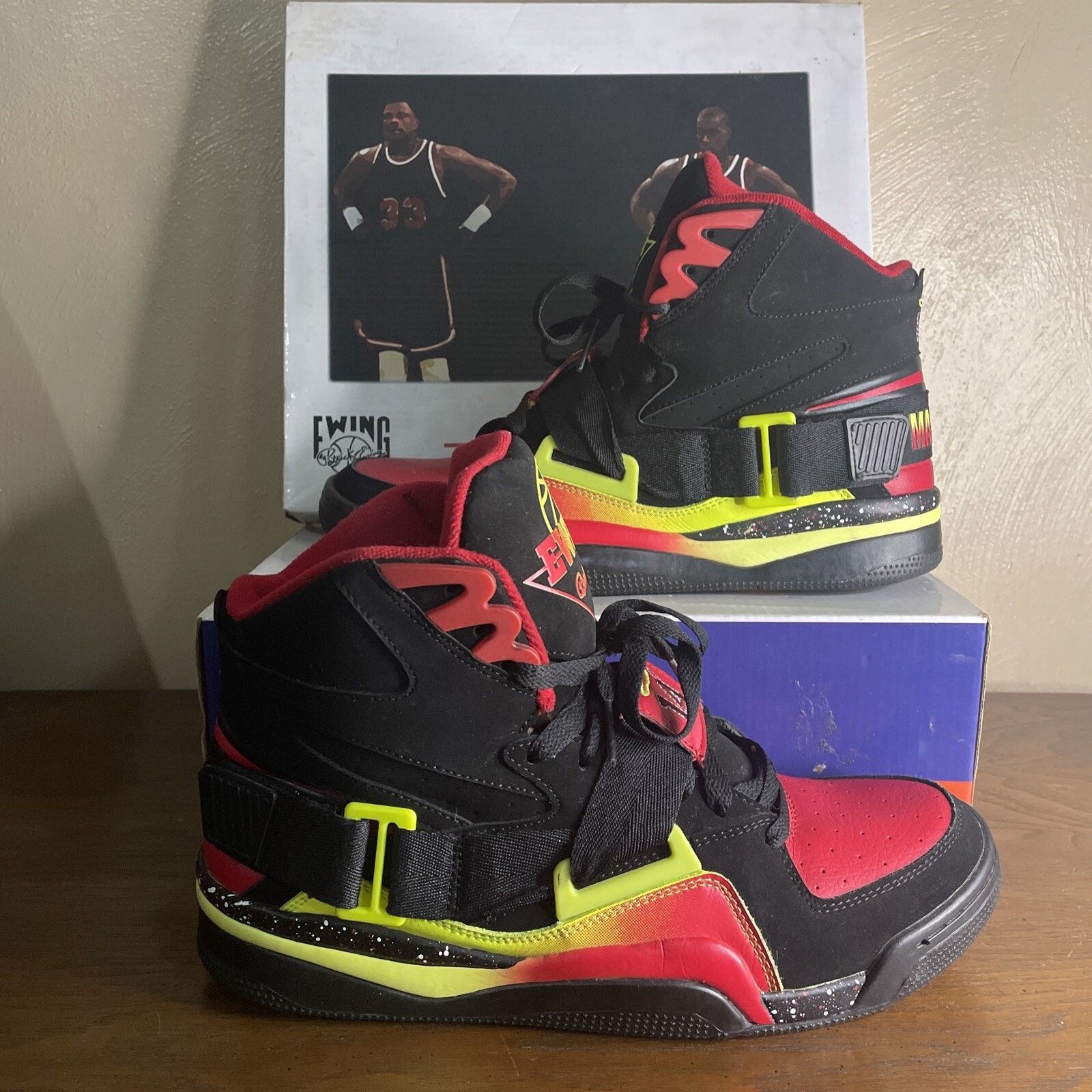Ewing Athletics Ewing/Anthony Mason Heat/Knicks Sz 11 EUC With Org. Box Size US 11 / EU 44 - 2 Thumbnail