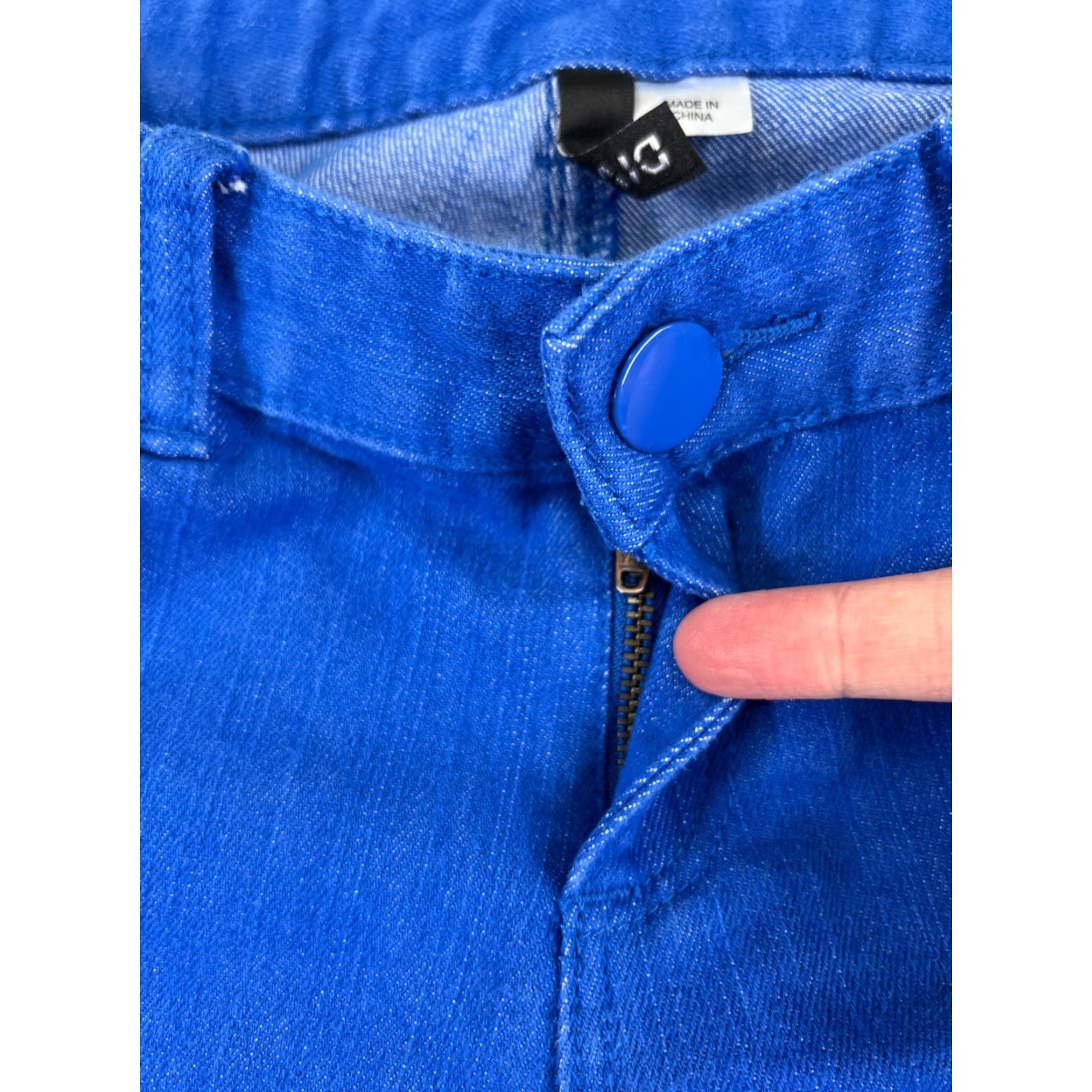 Vintage VINTAGE Divided Jeans Womens 10 Blue Denim Flared Low Rise 29x31 Cotton Blend 5-Pocket Design Mens? Size 32" / US 10 / IT 46 - 5 Thumbnail