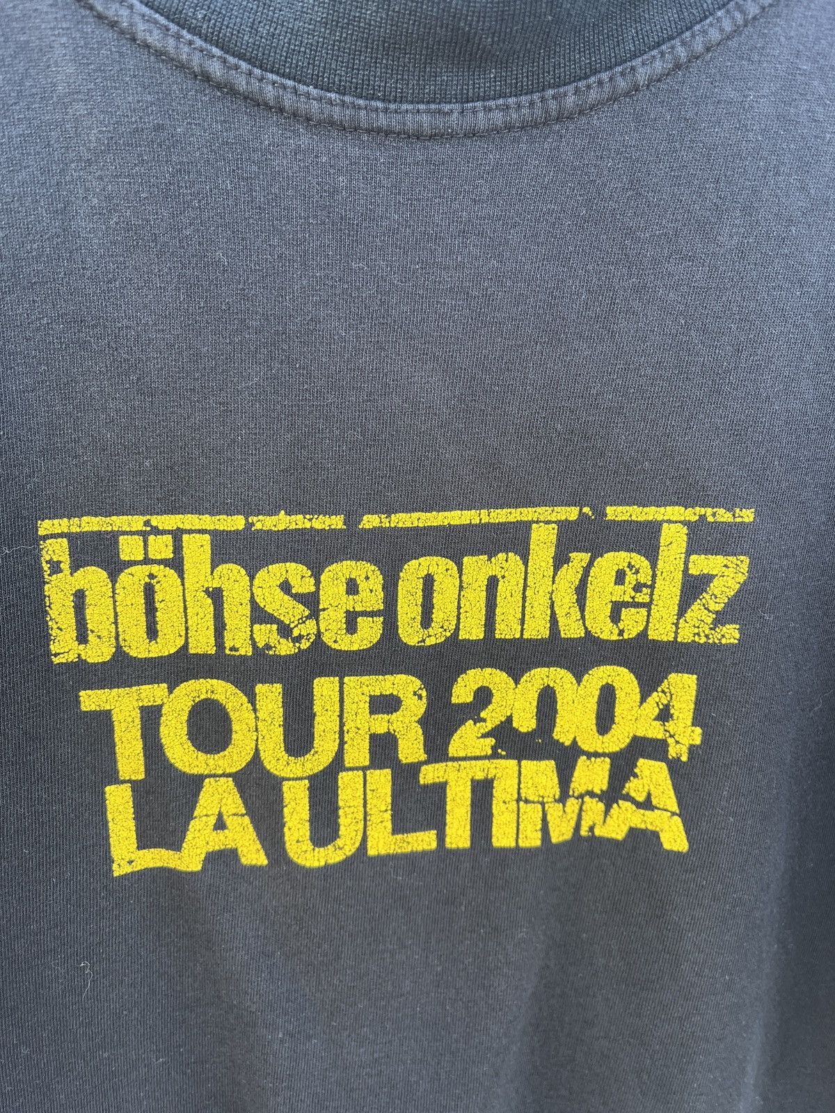 Band Tees × Vintage Vintage 2004 tour Bohse ONKELZ tshirt la ultima Size US L / EU 52-54 / 3 - 3 Thumbnail
