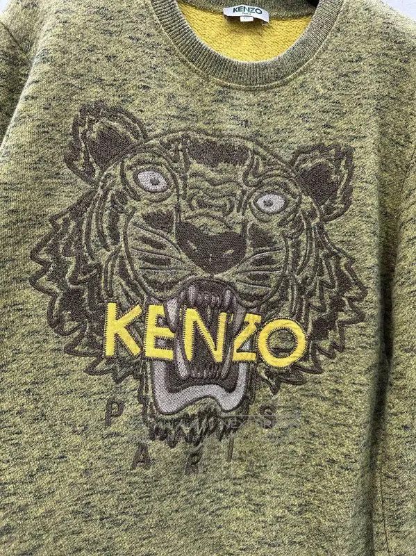Kenzo KENZO Green Cotton Women's Sweatshirt . Size M / US 6-8 / IT 42-44 - 4 Thumbnail
