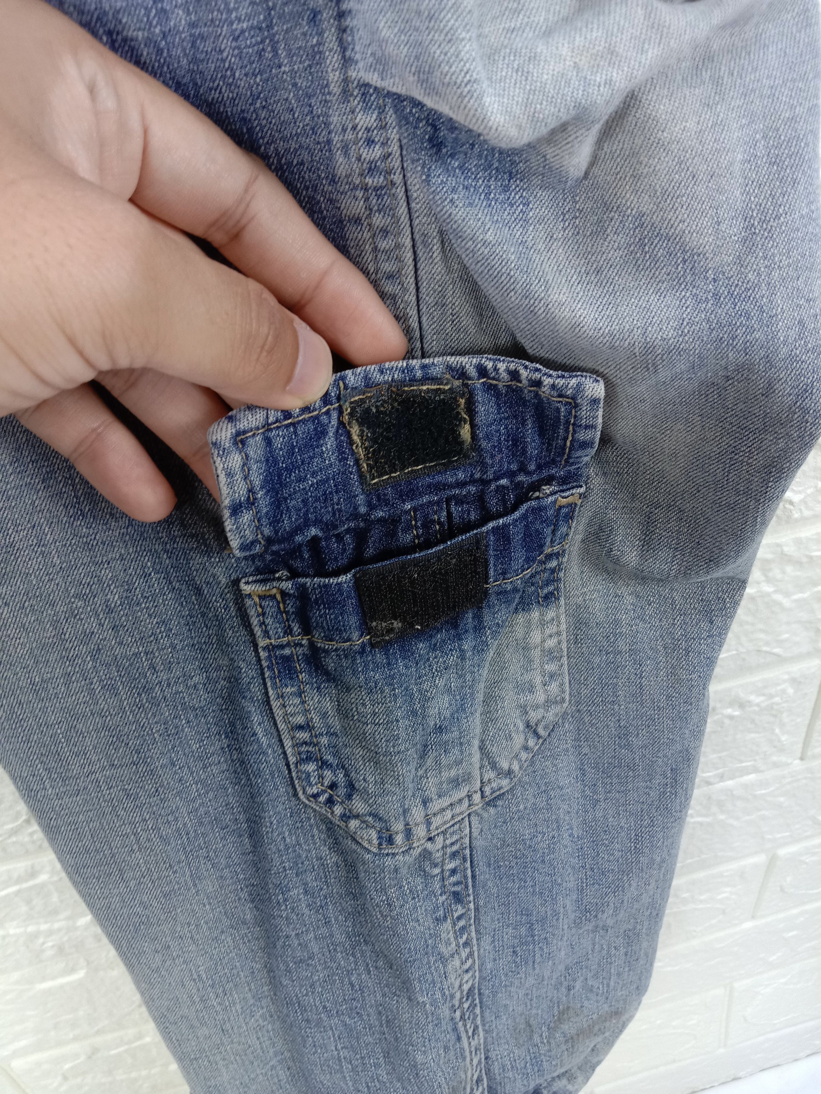 Japanese Brand Baggy Jeans Vintage Japanese Multi Pocket Wide Denim Size US 31 - 12 Thumbnail