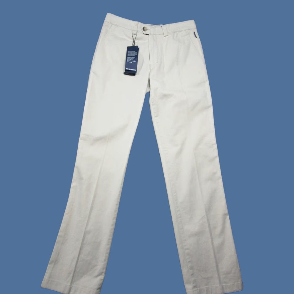 Vintage Atelier Gardeur Pants Mens 30x31.5 Beige Straight Leg Chino Nils Regular Fit Size US 30 / EU 46 - 1 Thumbnail